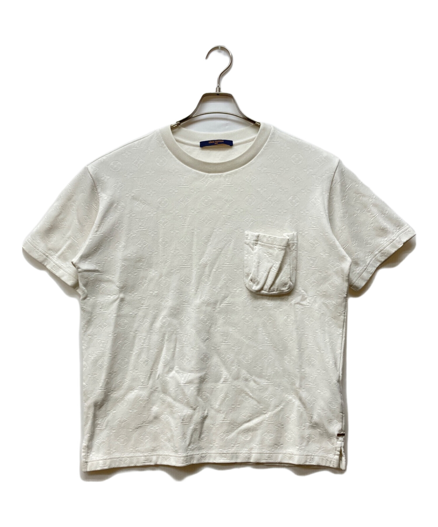 【美品】 LOUIS VUITTON LVチェストポケット 半袖Tシャツ 中古・古着通販】LOUIS VUITTON (ルイ ヴィトン) シグネチャー3D