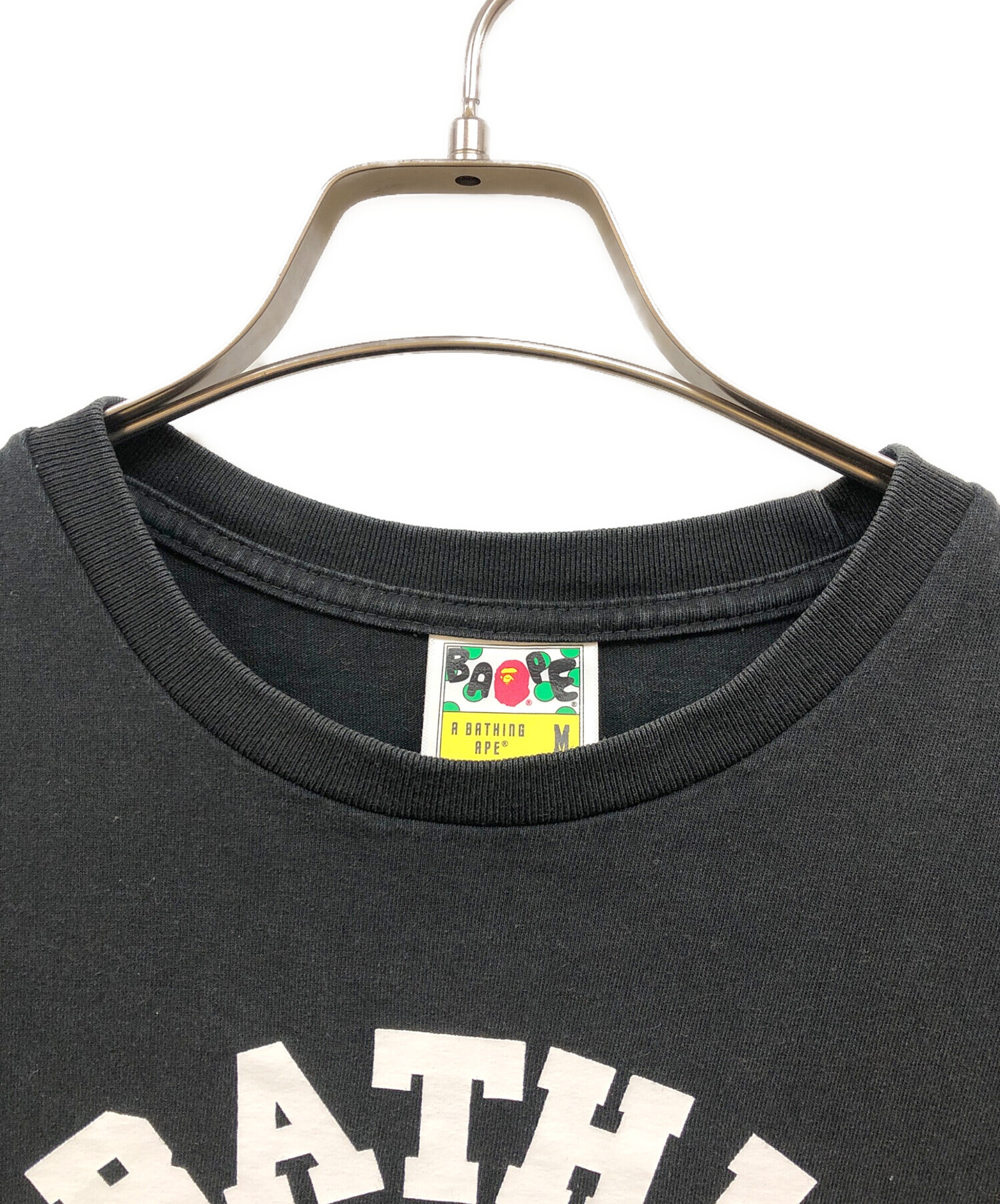 中古・古着通販】A BATHING APE (アベイシングエイプ) ロゴプリントt