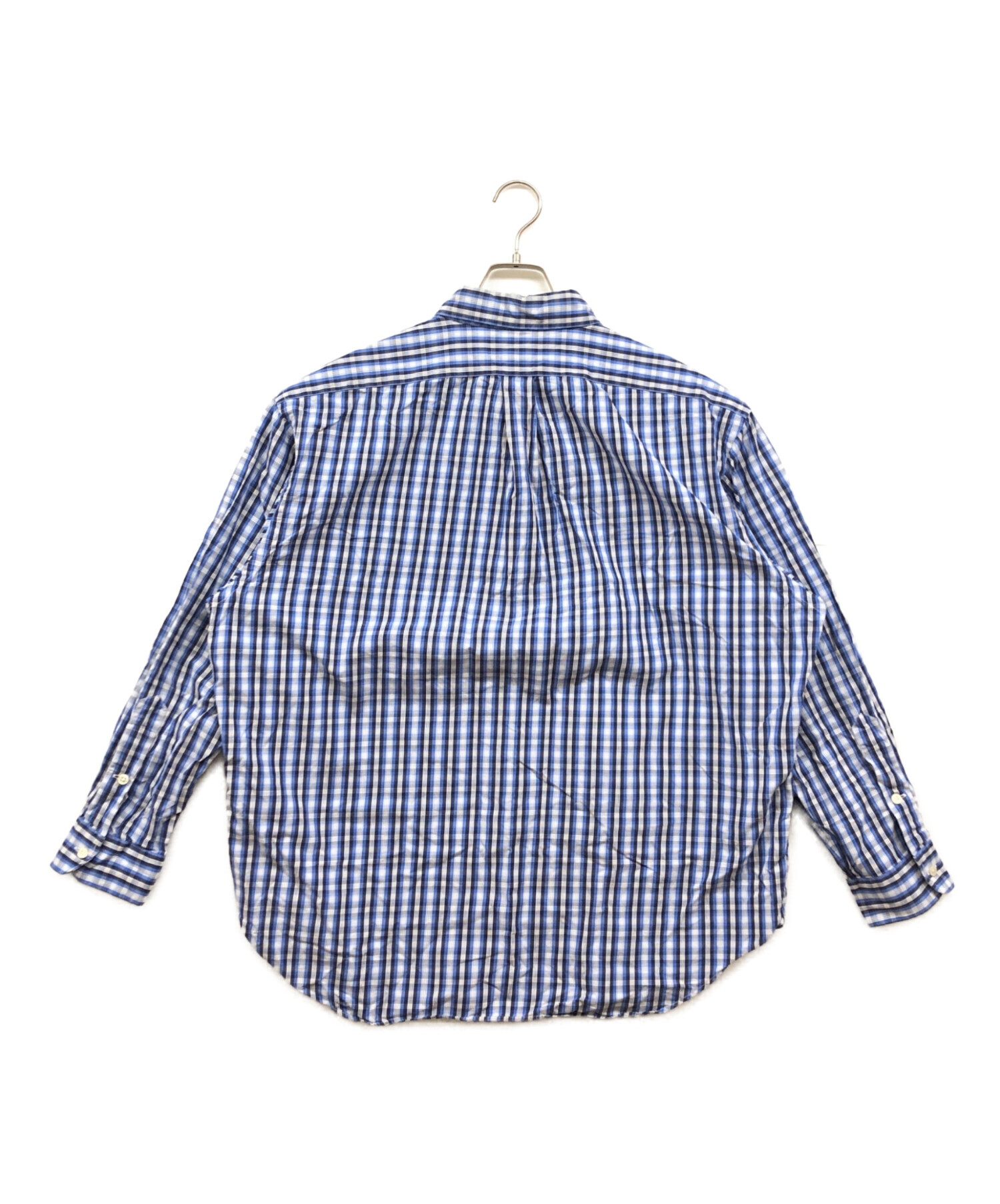 【最高カラー、BLAKE】ラルフローレン古着チェックシャツ刺繍ロゴプリネル赤L. 中古・古着通販】POLO RALPH LAUREN (ポロ・ラルフローレン) BLAKE