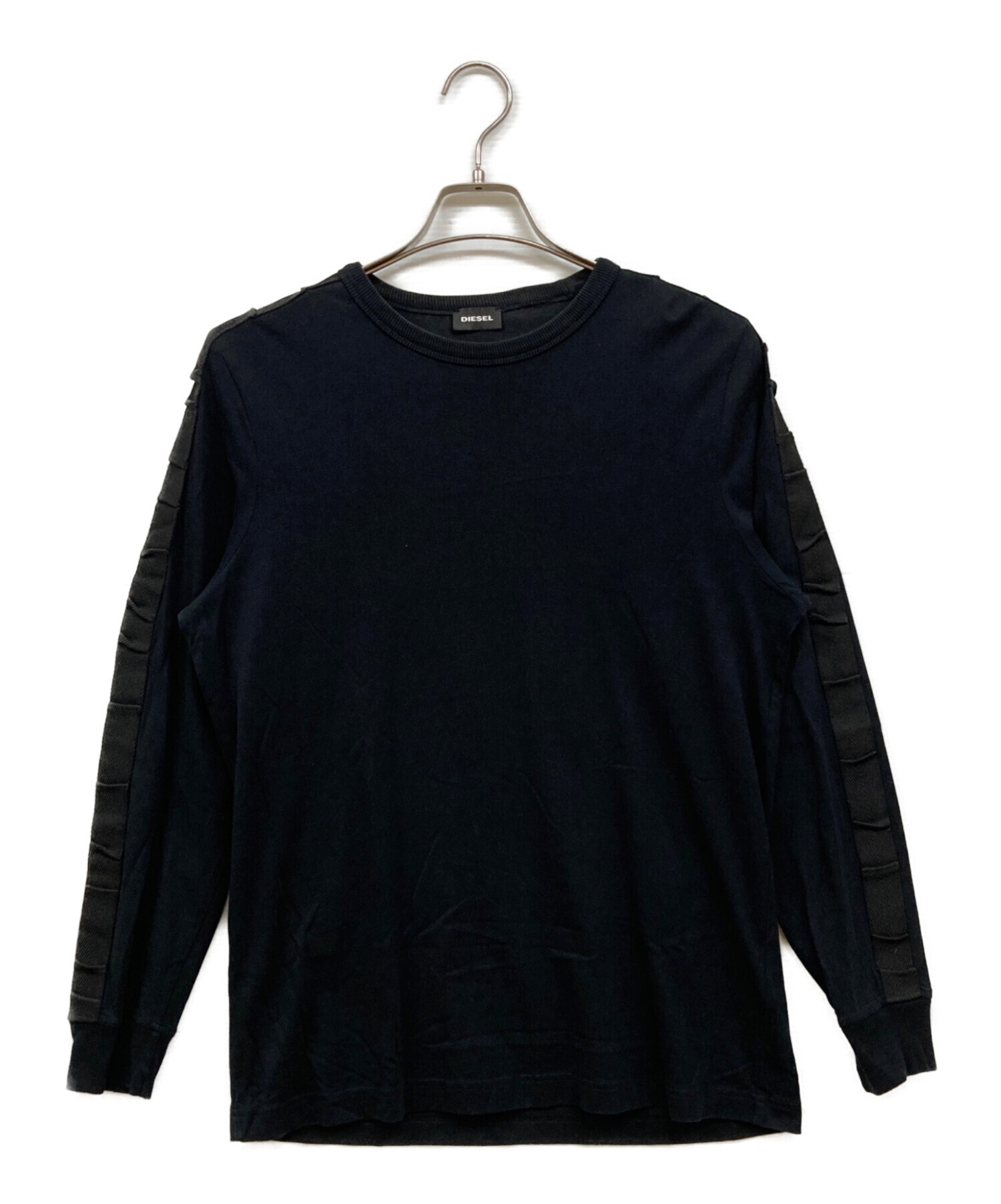 中古・古着通販】DIESEL (ディーゼル) ナイロン切替カットソー 