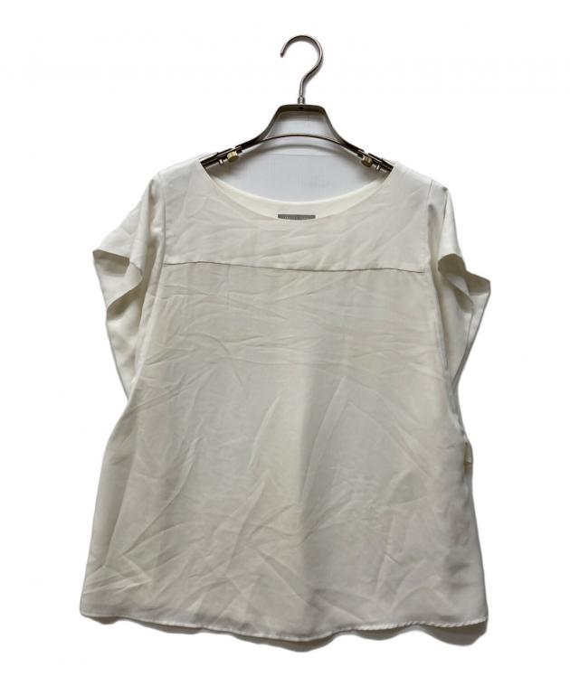 theory luxe 半袖ブラウス ホワイト 38 中古・古着通販】theory luxe (セオリーリュクス) ノースリーブ