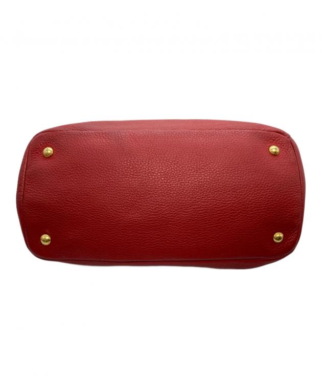 X*o様 PRADA 赤 レザー トートバッグ 中古・古着通販】PRADA (プラダ) VITELLO PHENIX 2WAYレザートート