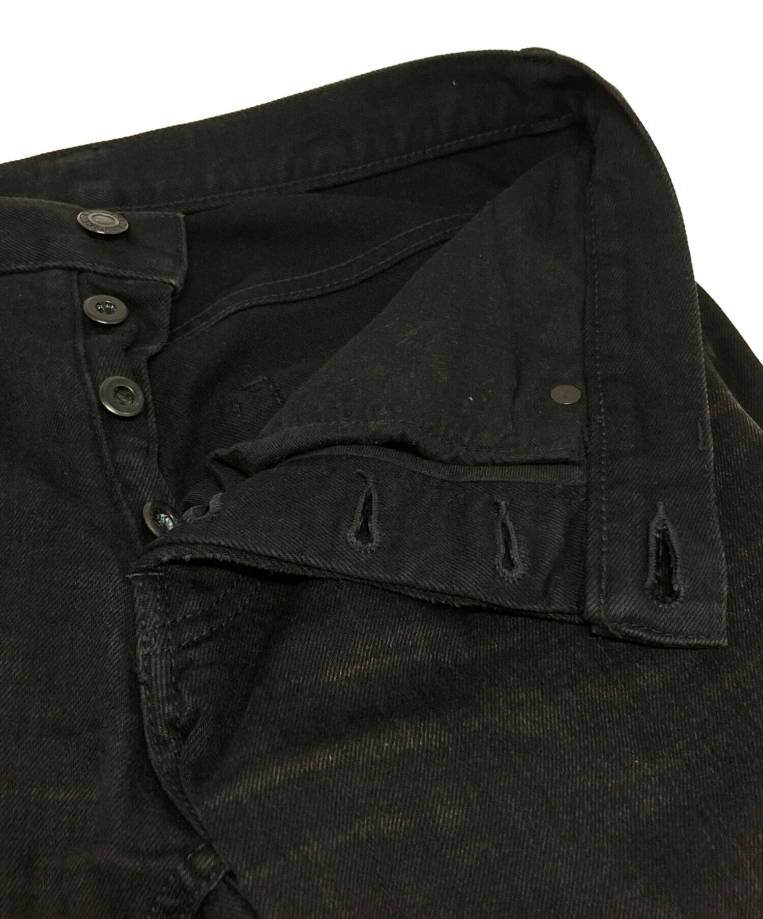 中古・古着通販】MINEDENIM (マインデニム) S.Slim STR USD ブラック