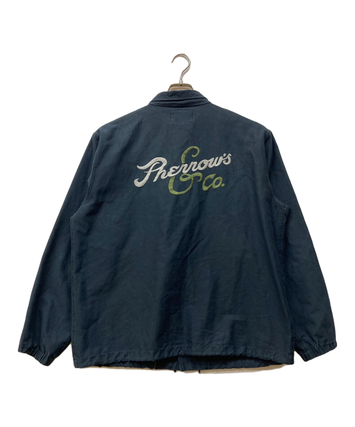 中古・古着通販】Pherrow's (フェローズ) コーチジャケット ブラック