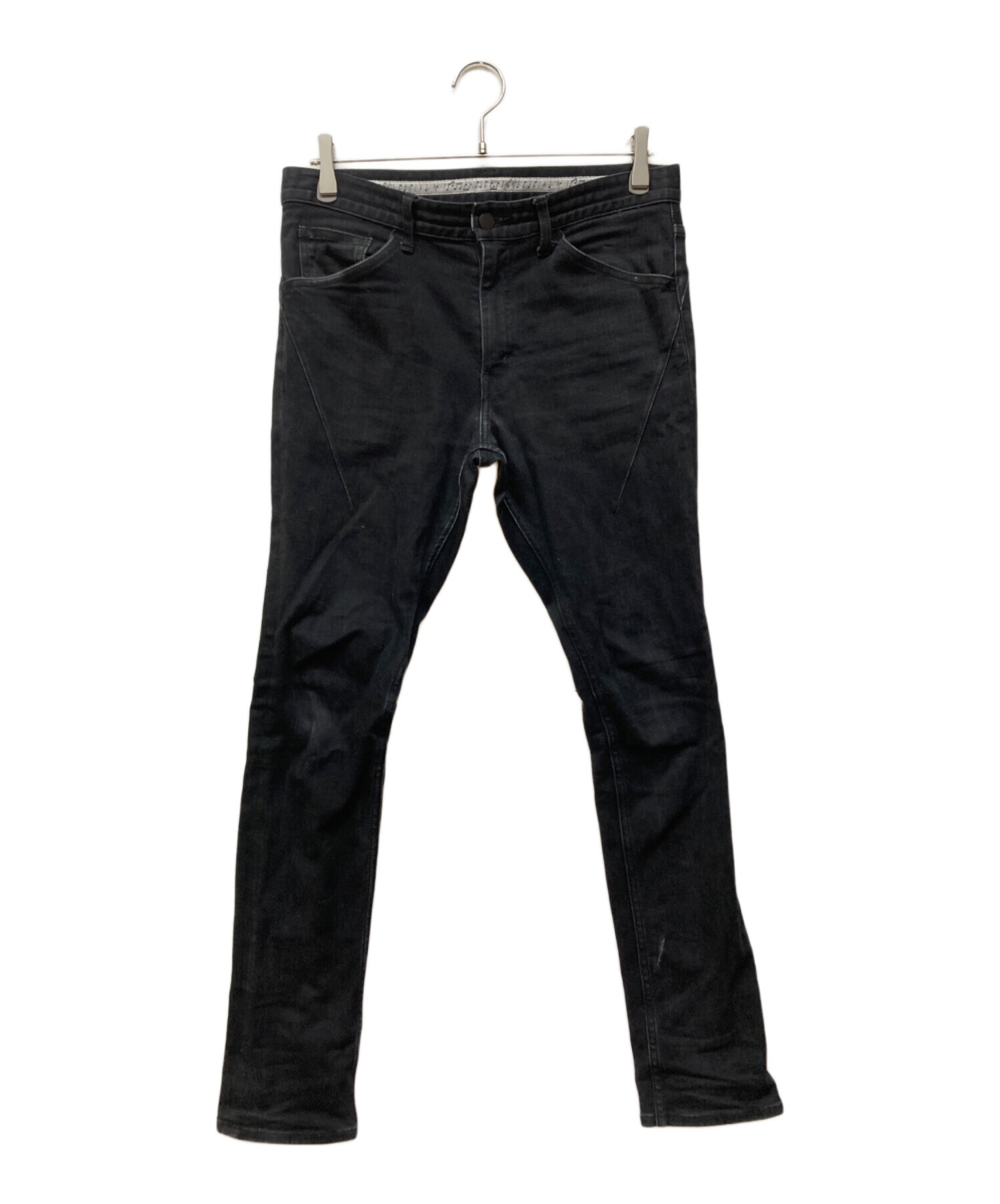 初期 ナンバーナイン パンツ デニム ブラック 2 NUMBER(N)INE 中古・古着通販】NUMBER (N)INE (ナンバーナイン) SKINNY STRETCH