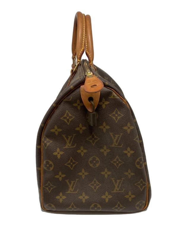 LOUIS VUITTON ハンドバッグ モノグラム スピーディ35 ブラウン 中古・古着通販】LOUIS VUITTON (ルイ ヴィトン) モノグラム