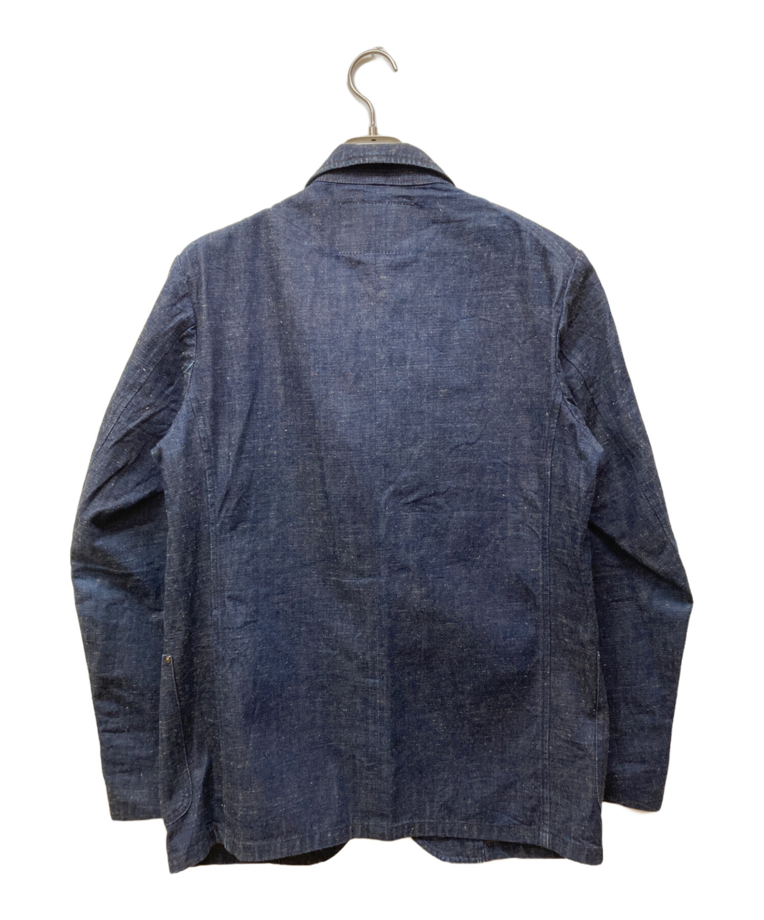 STEVENSON カバーオール ネイビー サイズ38 Stevenson Overall Co. Saddle Horn Type II Jacket - Indigo