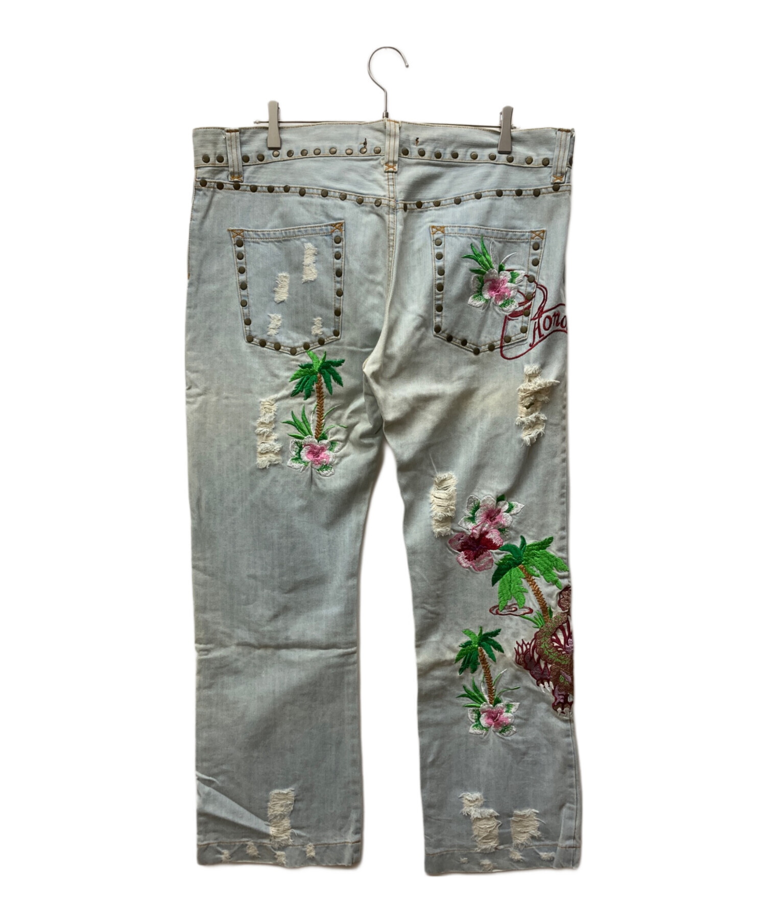 DOLCE&GABBANA エンブロイダリー　加工デニムパンツ　刺繍　52 中古・古着通販】DOLCE & GABBANA (ドルチェ＆ガッバーナ) 刺繍