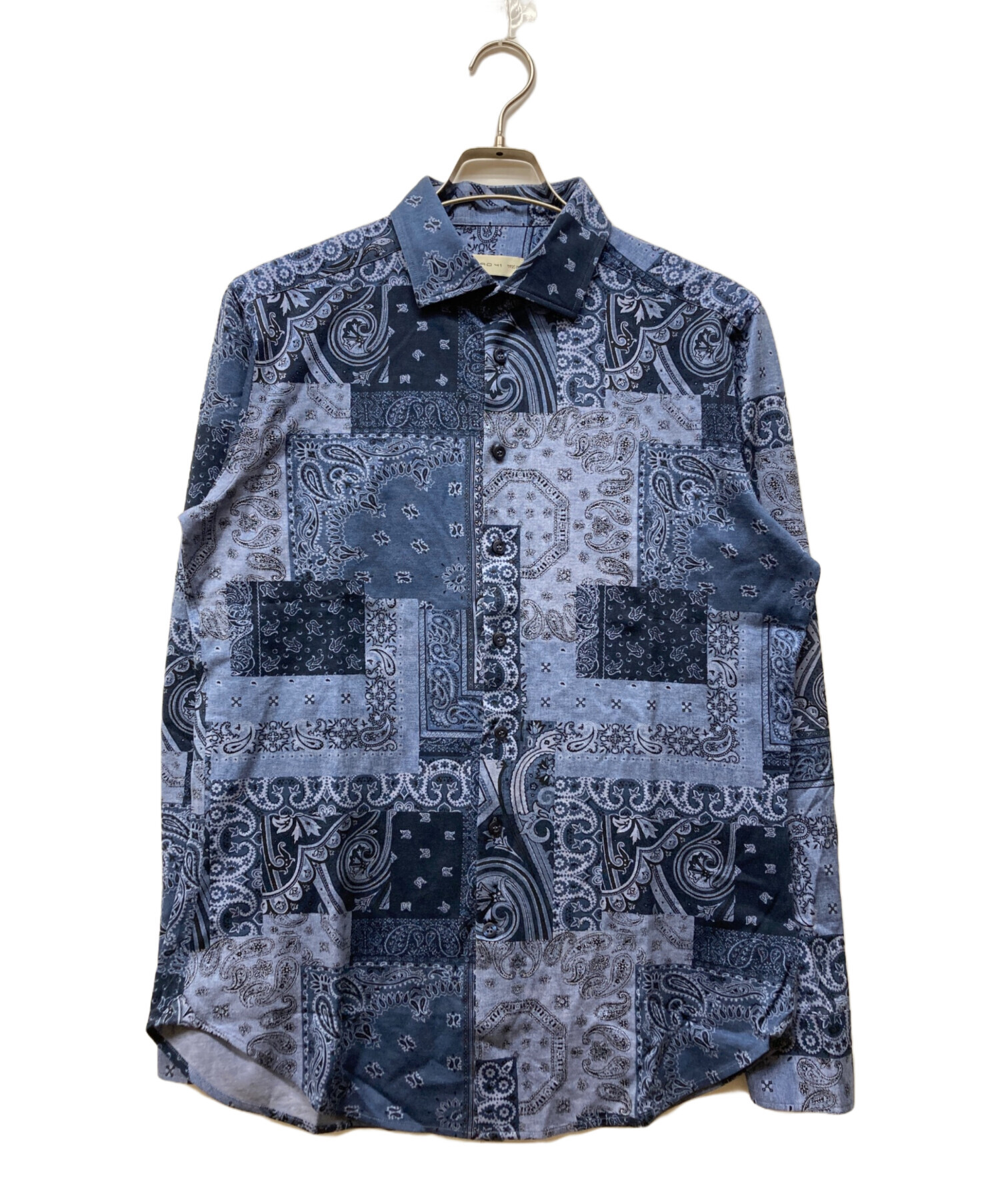 中古・古着通販】ETRO (エトロ) ペイズリー レギュラーカラーシャツ