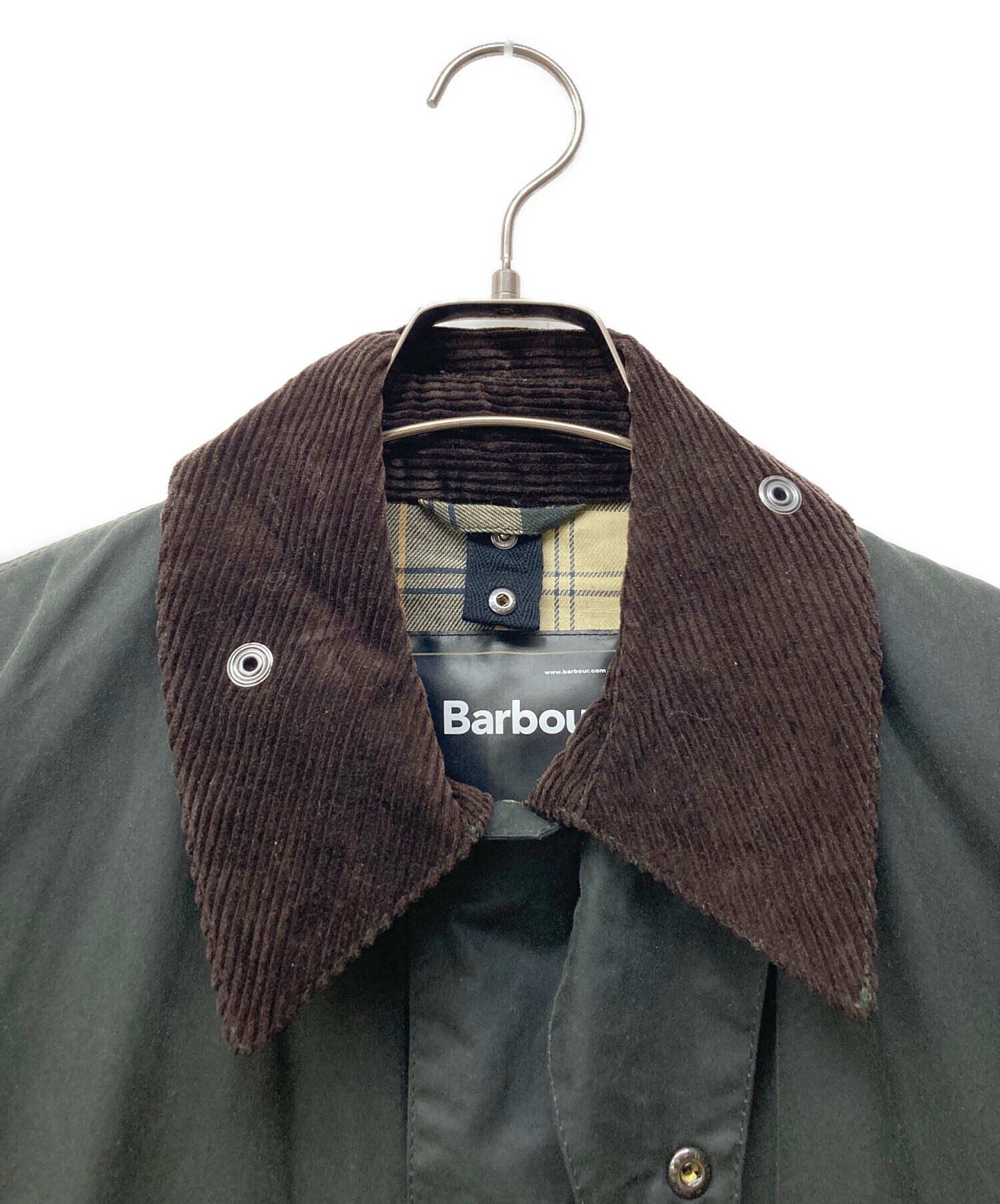 中古・古着通販】Barbour (バブアー) BORDER WAX JACKET グリーン