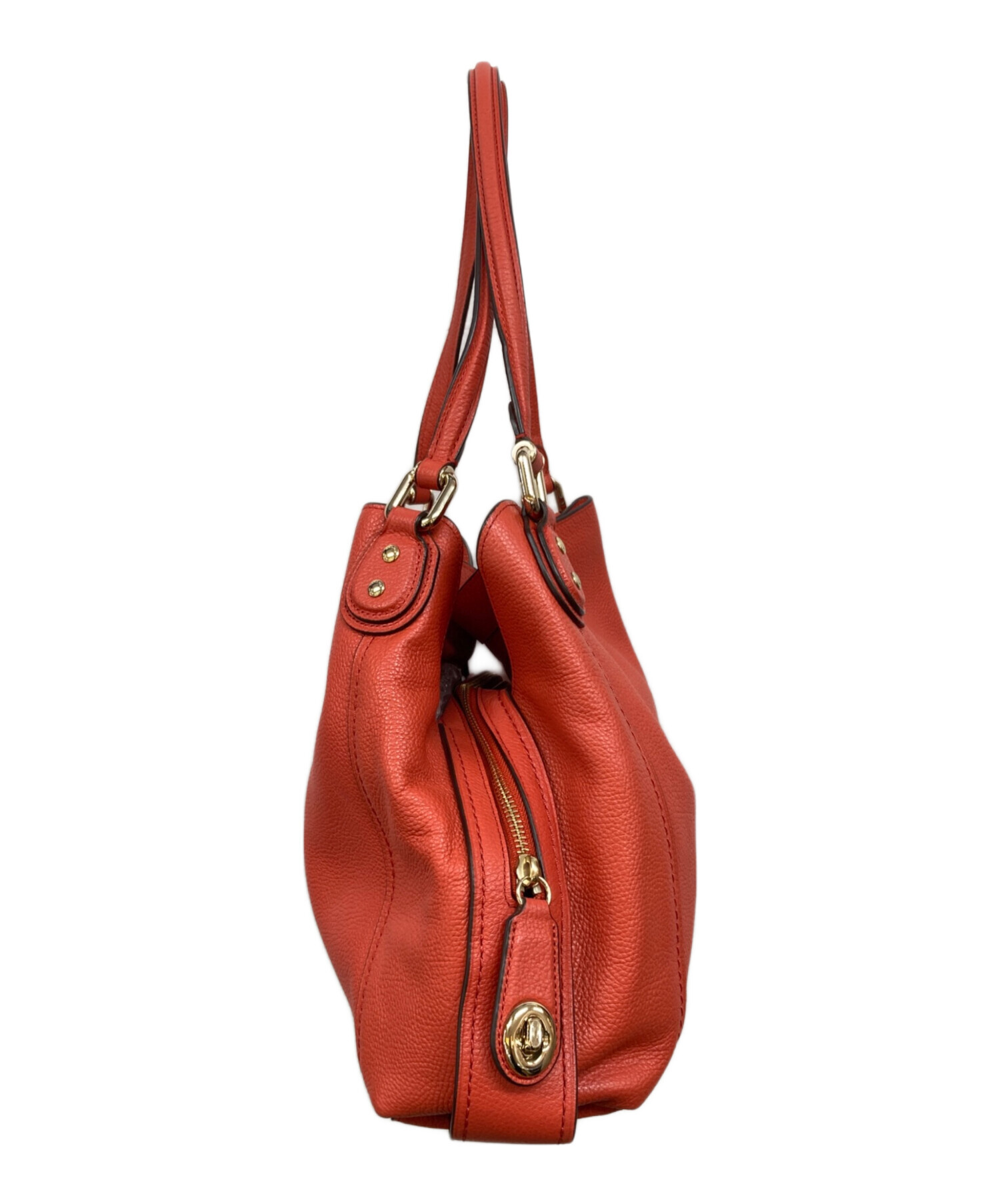 中古・古着通販】COACH (コーチ) イーディーショルダーバッグ レッド 