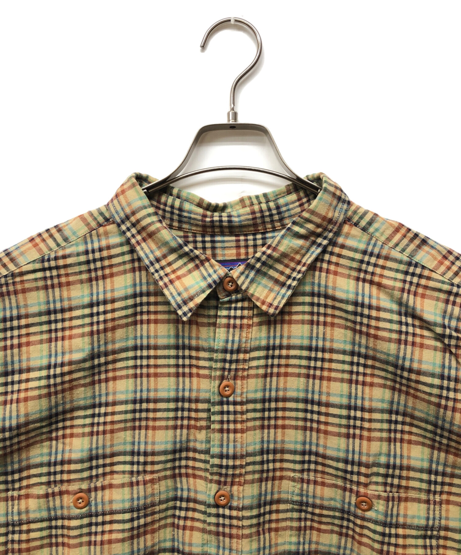 中古・古着通販】Patagonia (パタゴニア) チェックシャツ ブラウン