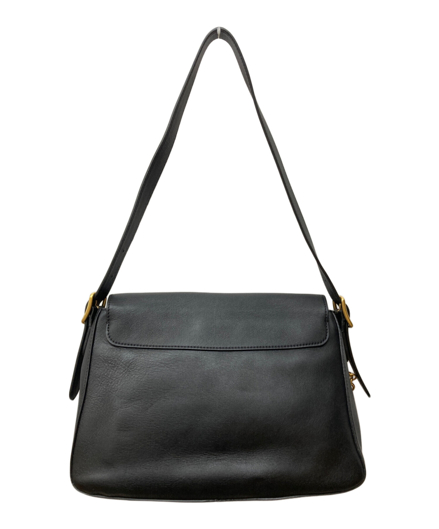 MULBERRY マルベリー ショルダーバッグ  黒 【古着】【中古】【送料無料】 中古・古着通販】MULBERRY (マルベリー) KEELEY ショルダーバッグ