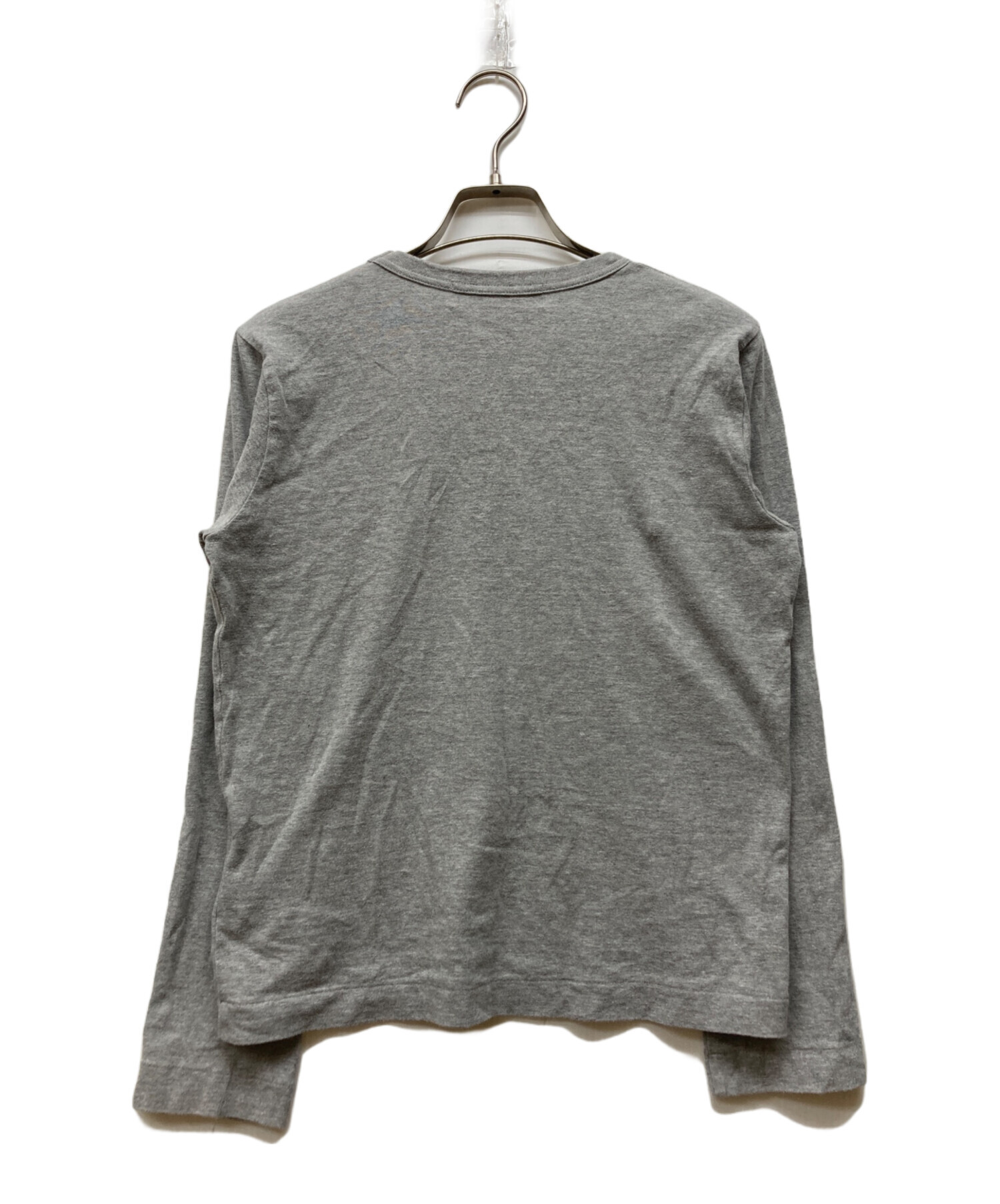 PLAY COMME des GARCONS Tシャツ・カットソー M グレー 【古着】【中古】【送料無料】 COMME des GARCONS - 【コムデギャルソン】PLAY メンズTシャツ Mサイズ