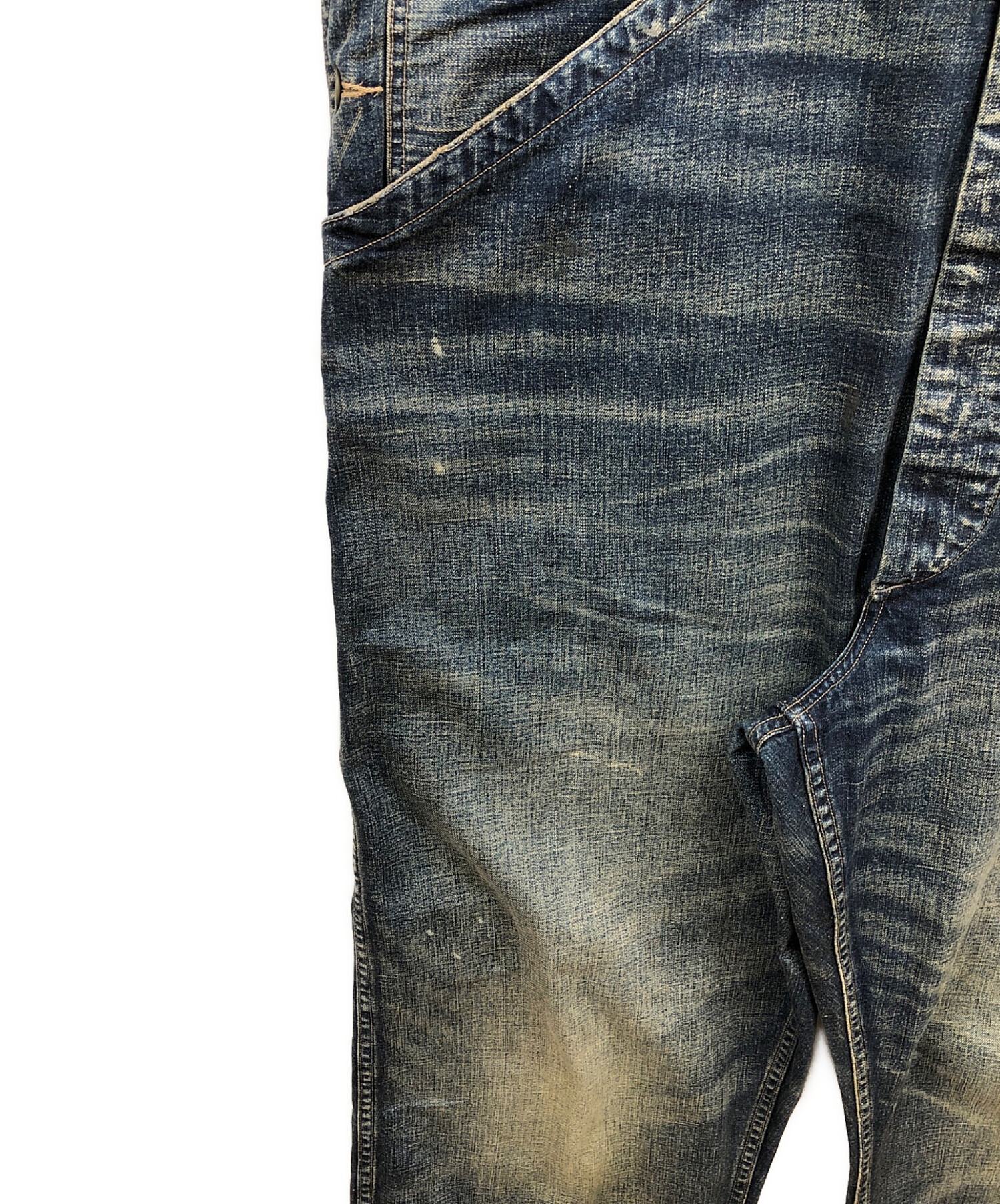 中古・古着通販】RRL (ダブルアールエル) RAILROAD LOWBACK OVERALLS
