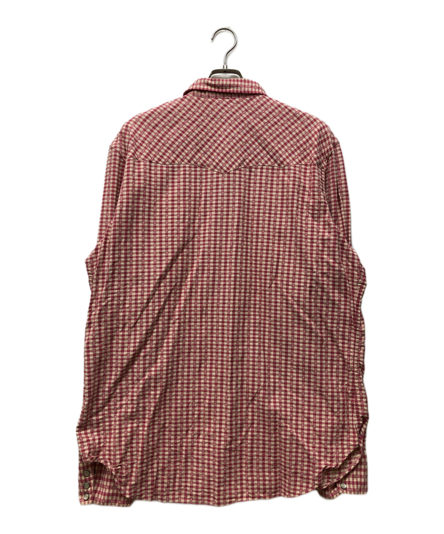 中古・古着通販】RRL (ダブルアールエル) ウエスタンシャツ レッド
