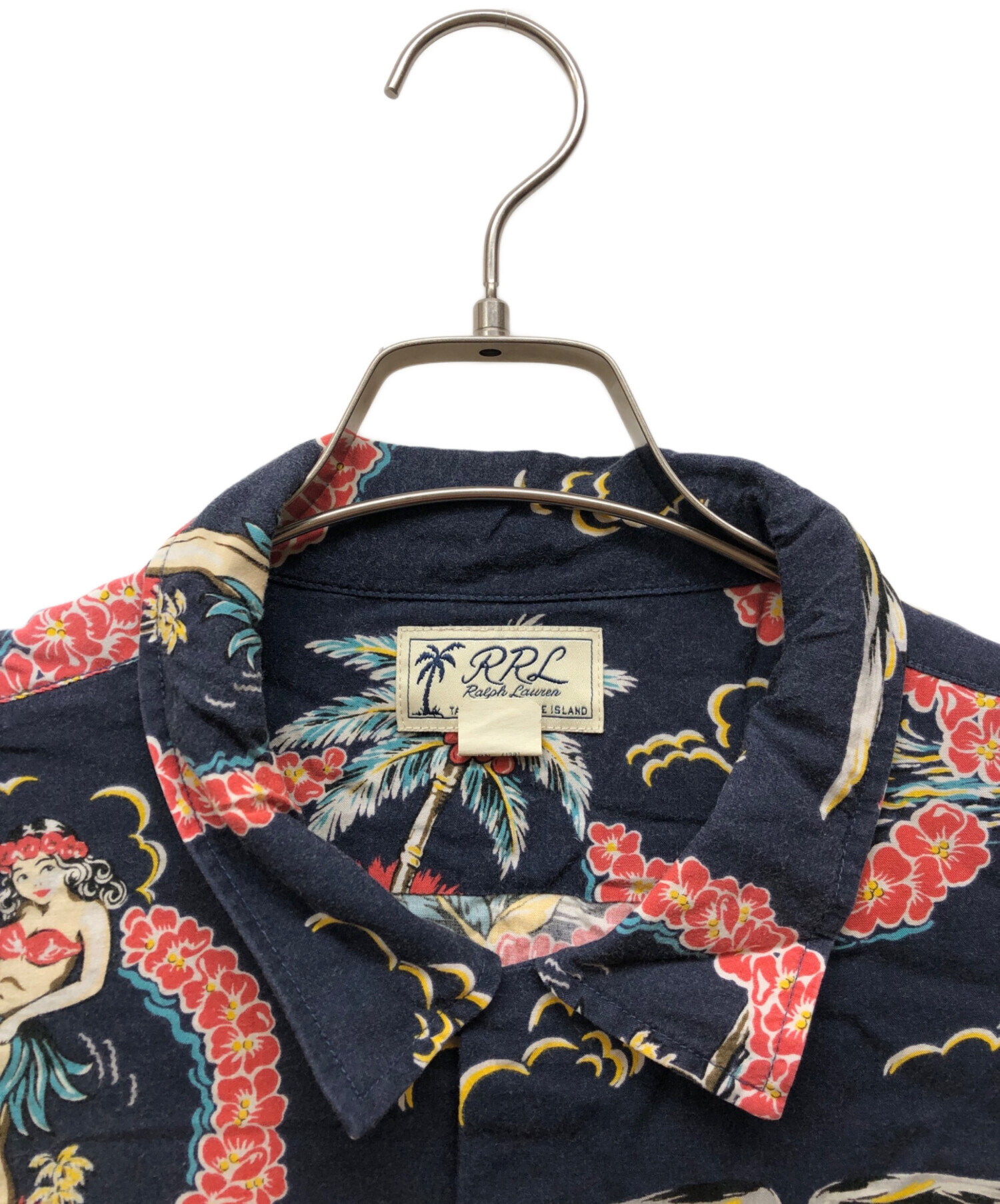 中古・古着通販】RRL (ダブルアールエル) アロハシャツ レッド