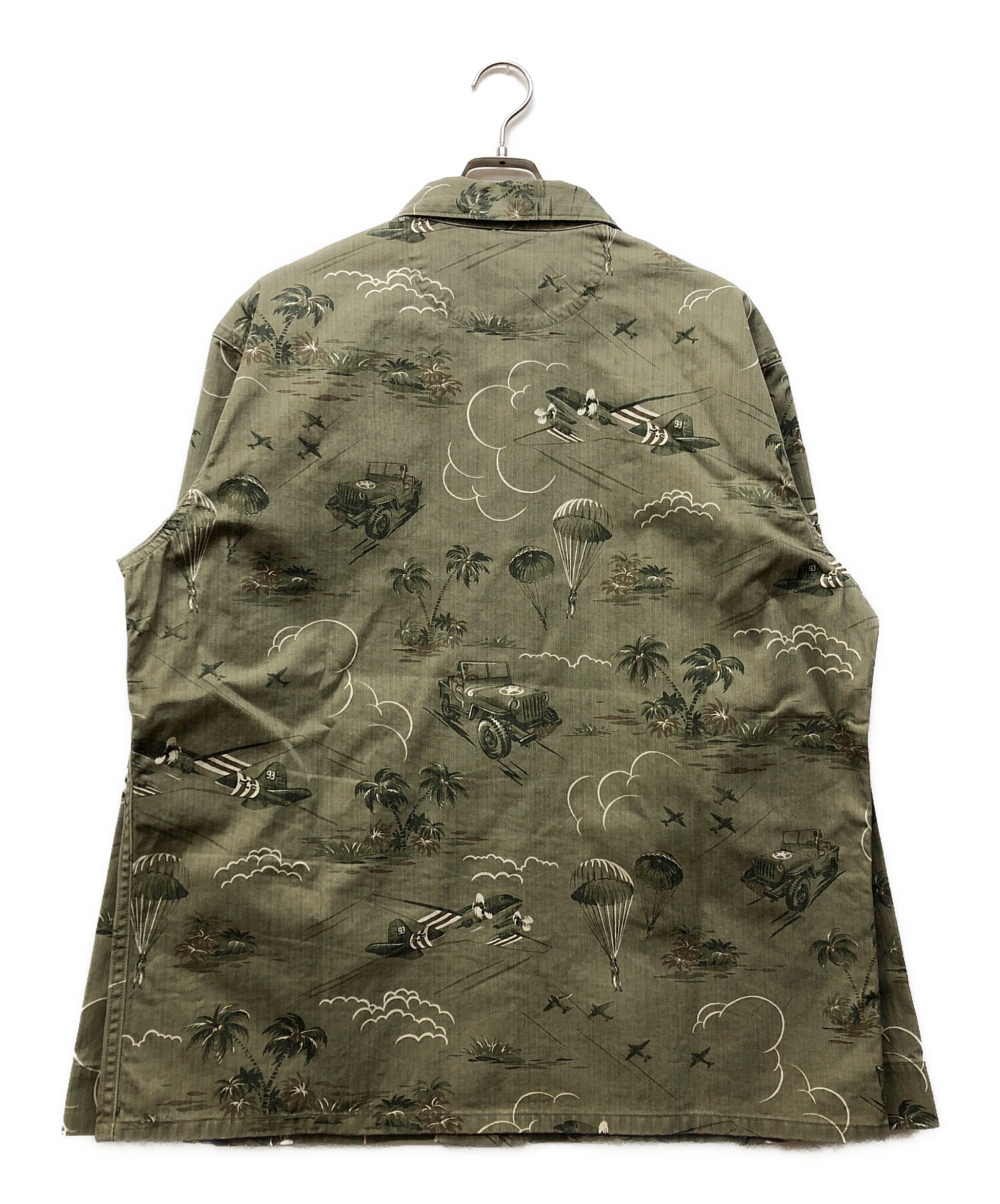 中古・古着通販】RRL (ダブルアールエル) トロピカル柄ヘリンボーン