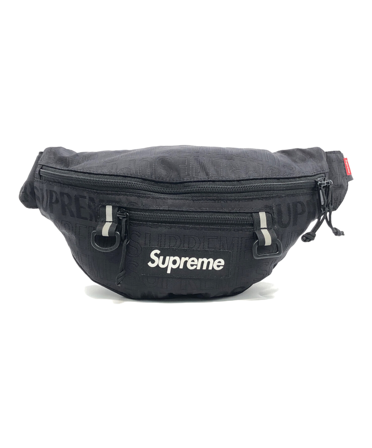 ラ*ス様 最終値下　美品　タグ付き　Supreme ウエストバッグ ブラック 中古・古着通販】SUPREME (シュプリーム) ウエストバッグ ブラック