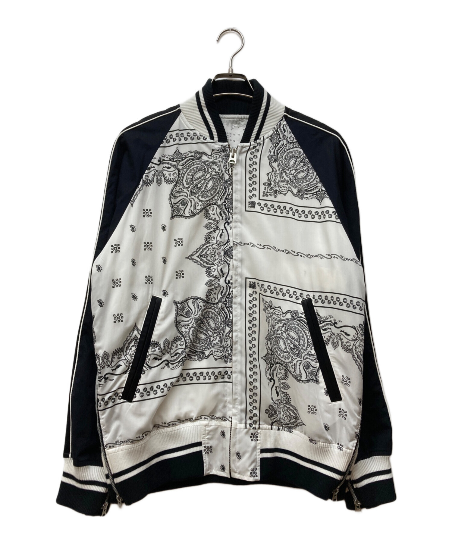 中古・古着通販】sacai (サカイ) Bandana Print Zip Up Blouson