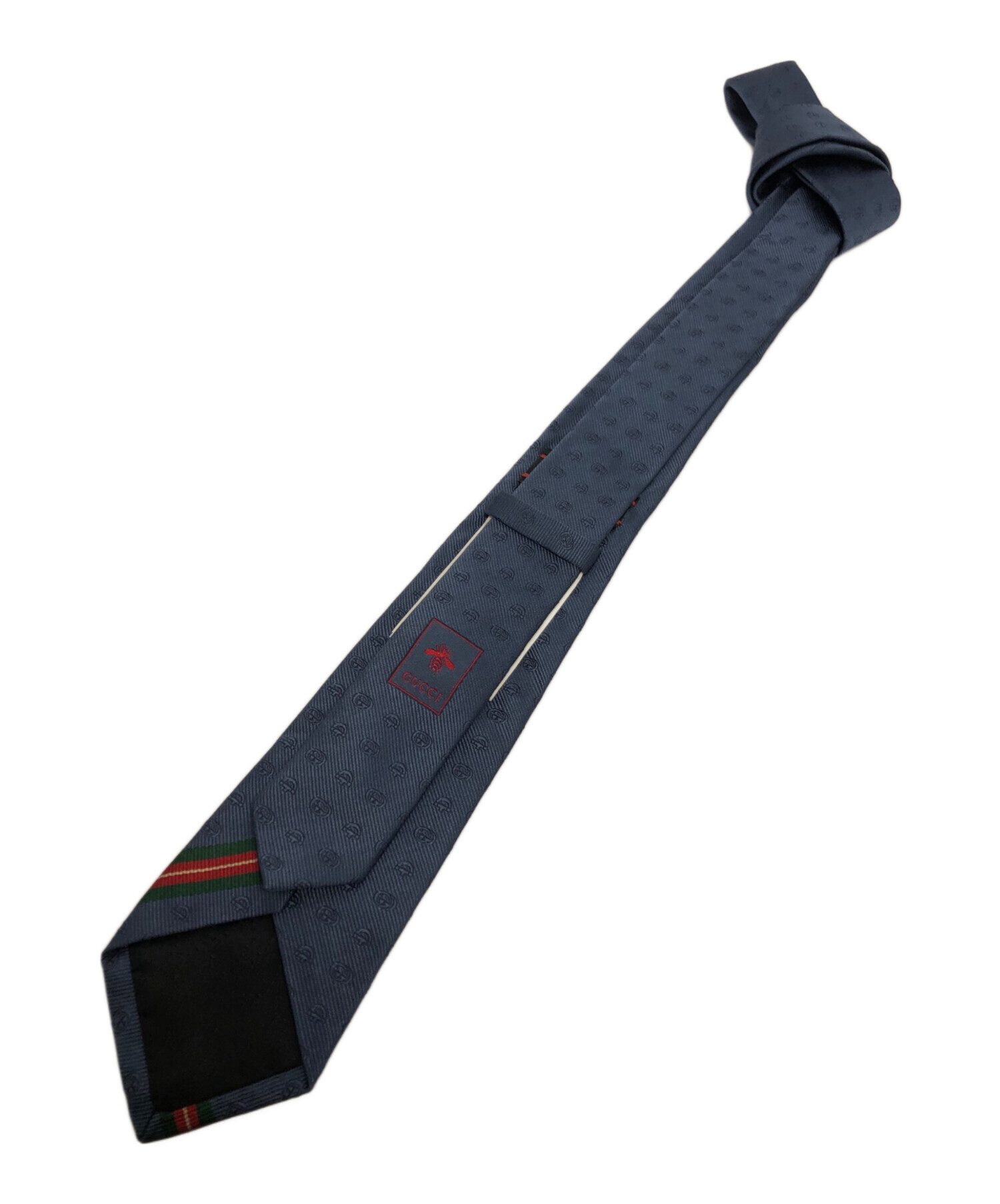 中古・古着通販】GUCCI (グッチ) GG×ホースビットデザインネクタイ
