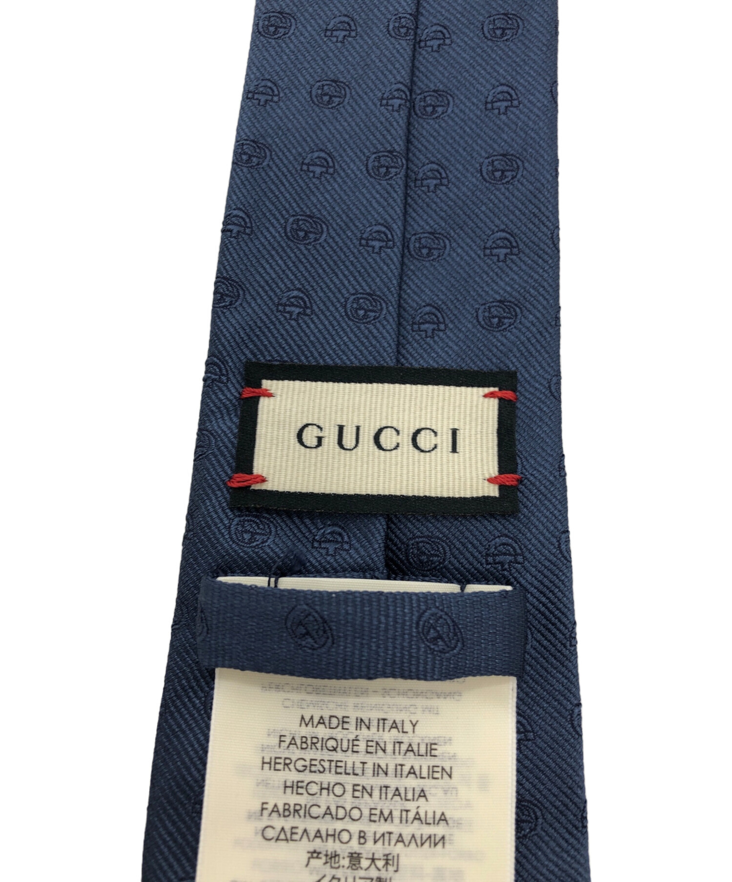 中古・古着通販】GUCCI (グッチ) GG×ホースビットデザインネクタイ