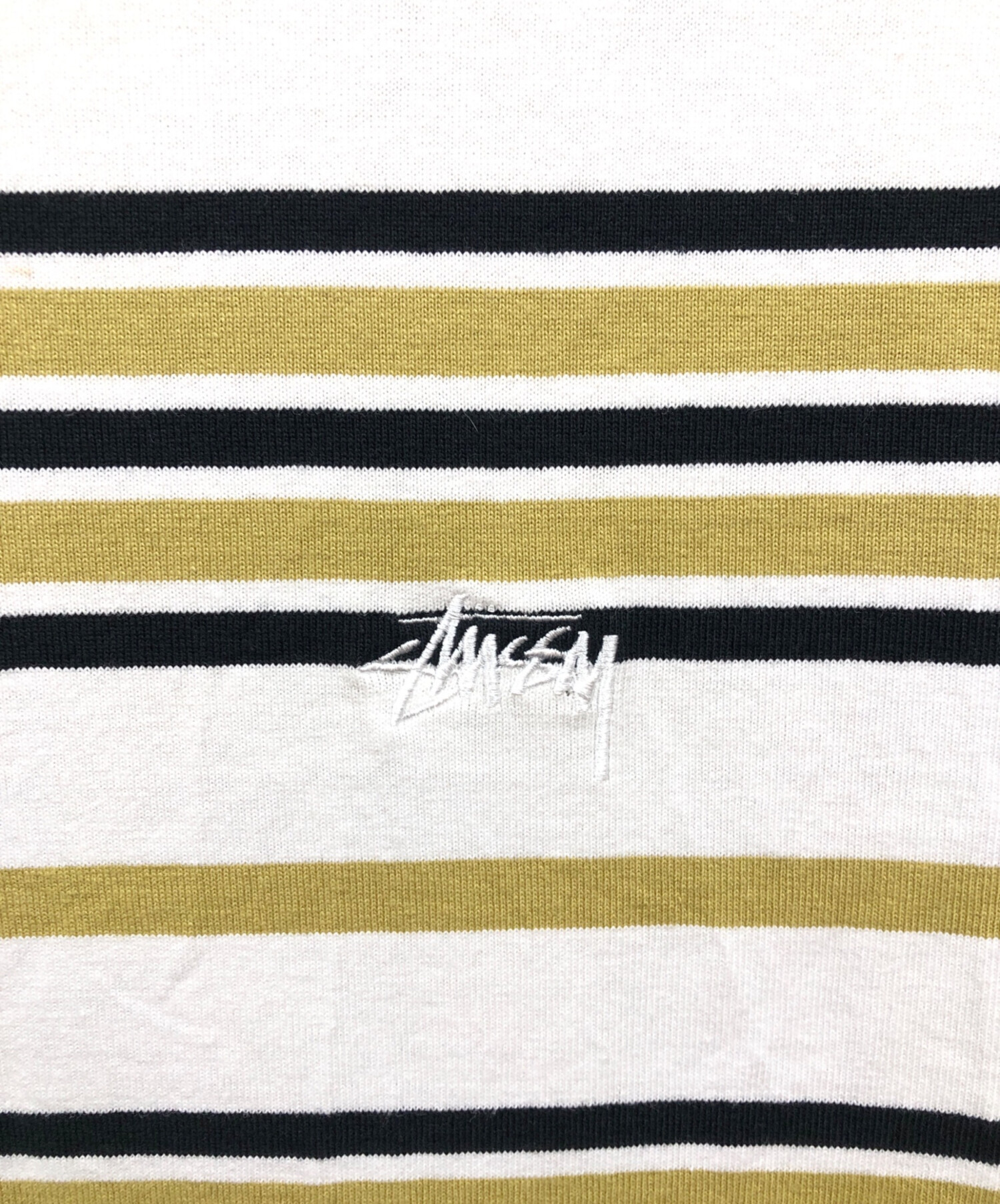中古・古着通販】stussy (ステューシー) Alton Stripe Crew ホワイト 