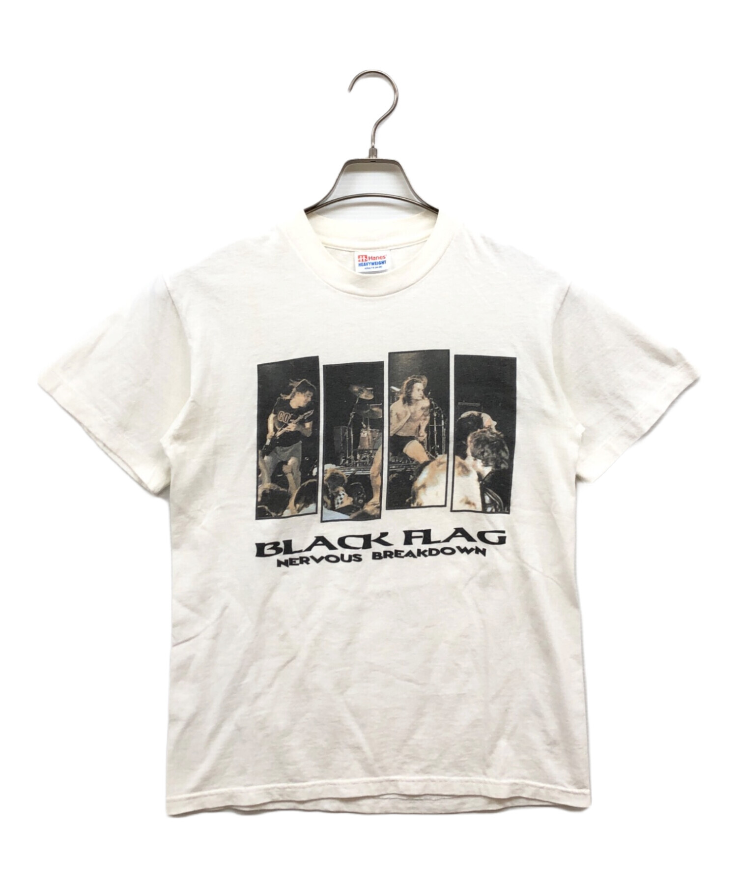 90-00s vintage BLACK FLAG hanes 短丈 Tシャツ 【公式通販】