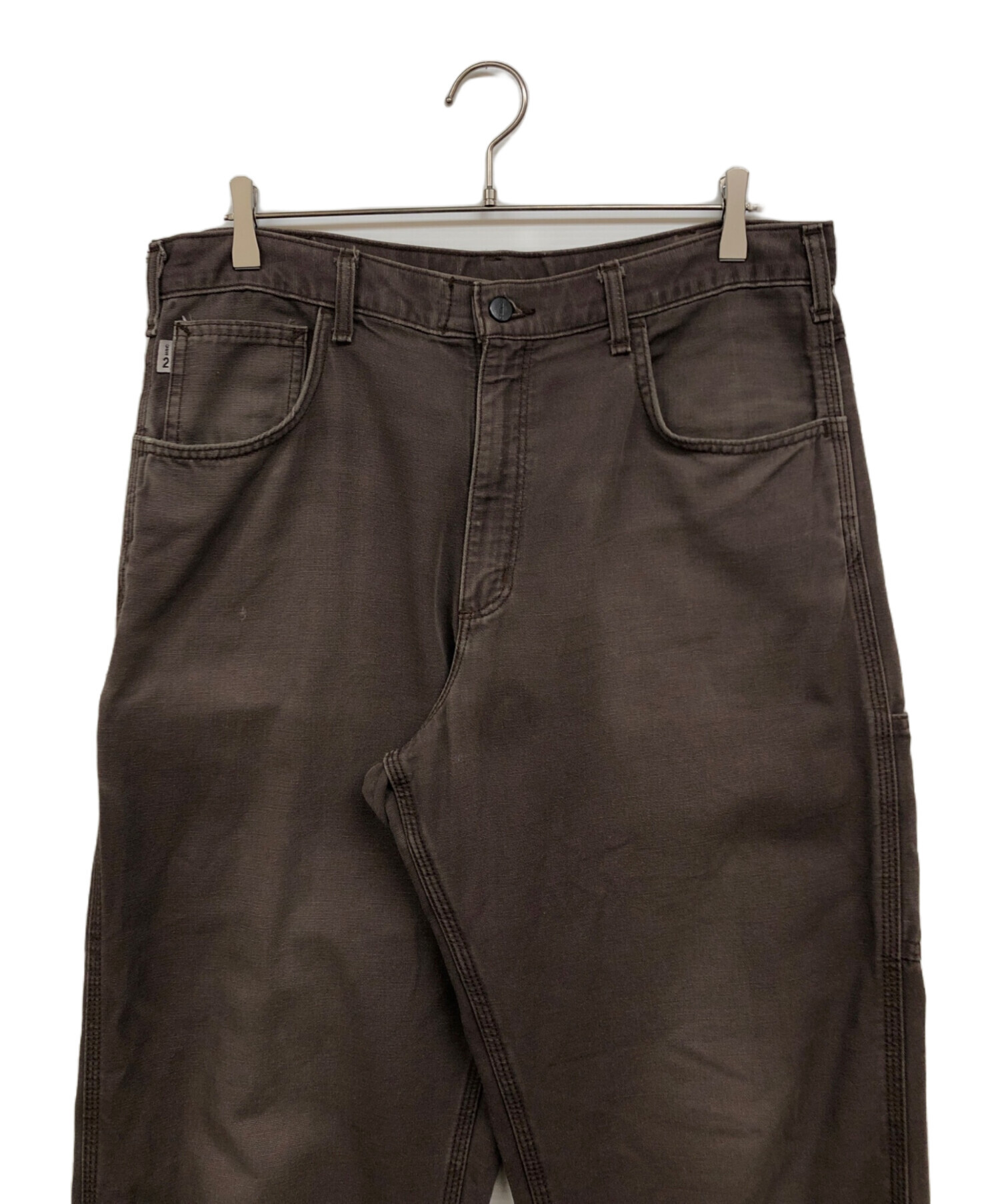 中古・古着通販】CarHartt (カーハート) ワークパンツ ブラウン サイズ