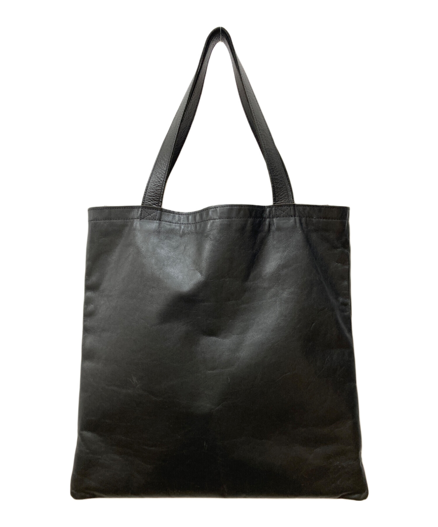 中古・古着通販】VANSON (バンソン) レザーバッグ ブラック｜ブランド