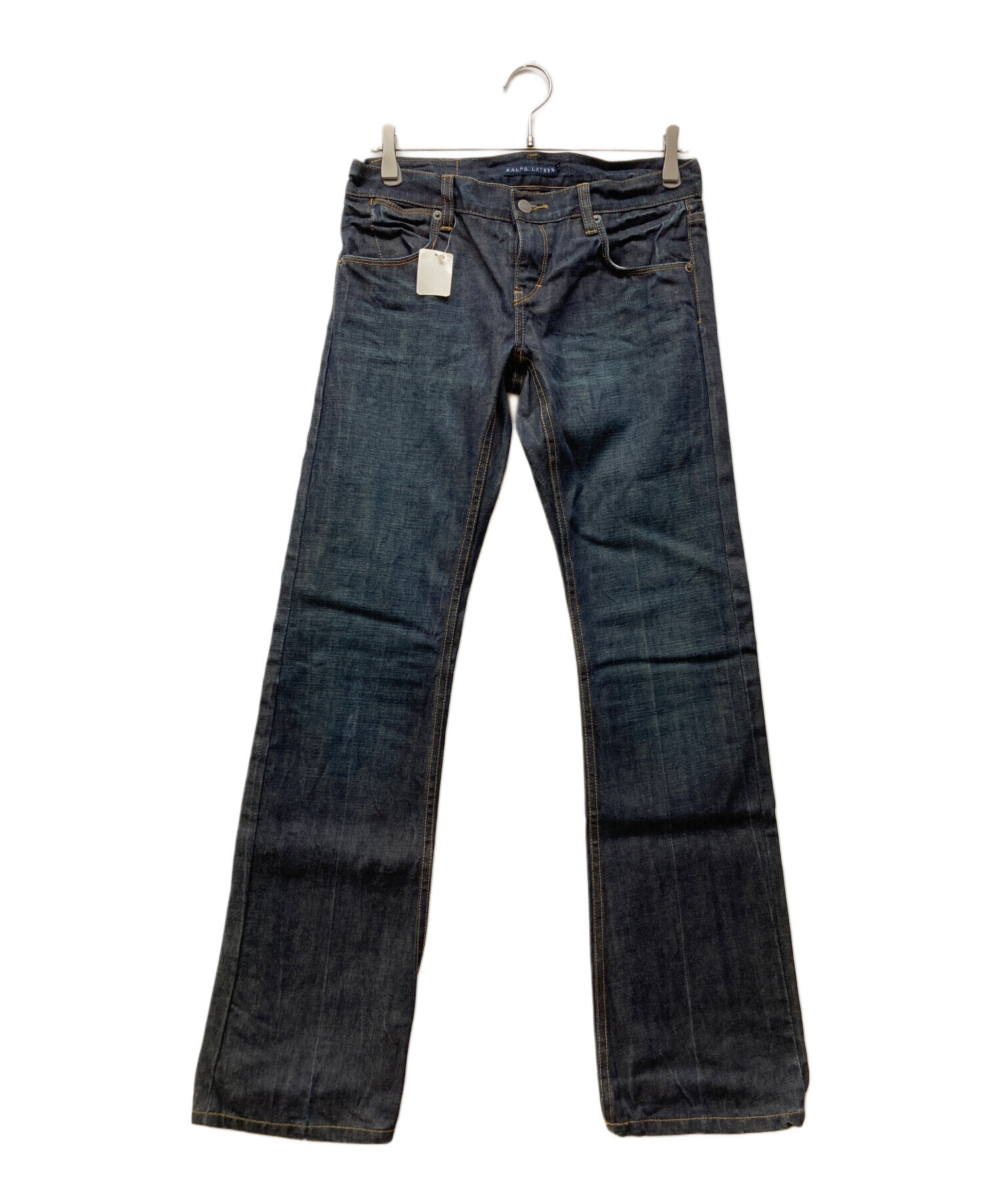 LaurenRalphLaurenラルフローレンデニムヘリンボーンフレアパンツ 中古・古着通販】RALPH LAUREN (ラルフローレン) フレアデニムパンツ
