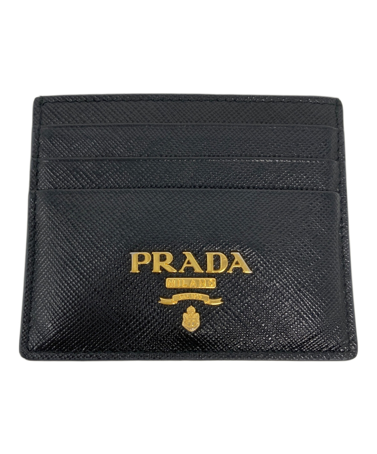 中古・古着通販】PRADA (プラダ) サフィアーノレザー カードホルダー 