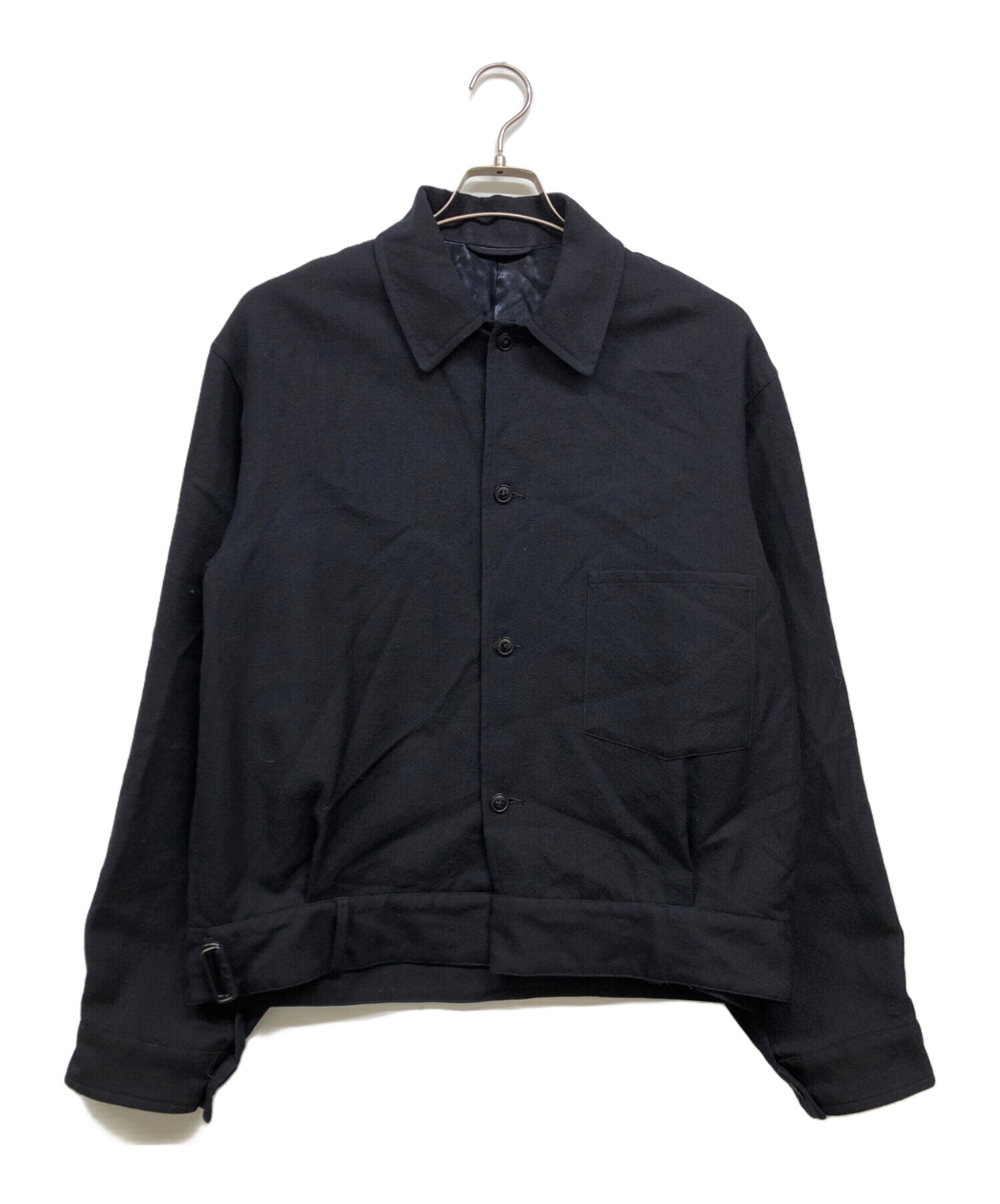 中古・古着通販】COMOLI (コモリ) ウールサージ ベルテッドジャケット
