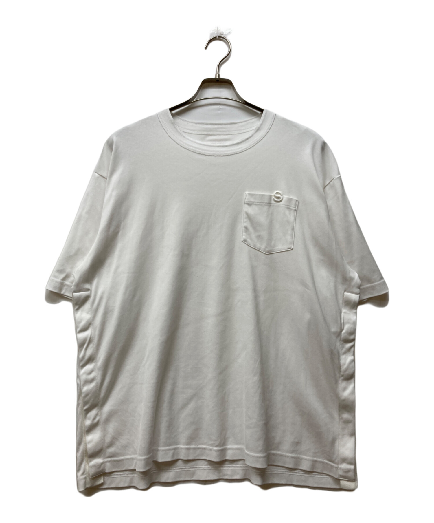 中古・古着通販】sacai (サカイ) Cotton Jersey T-Shirt ホワイト