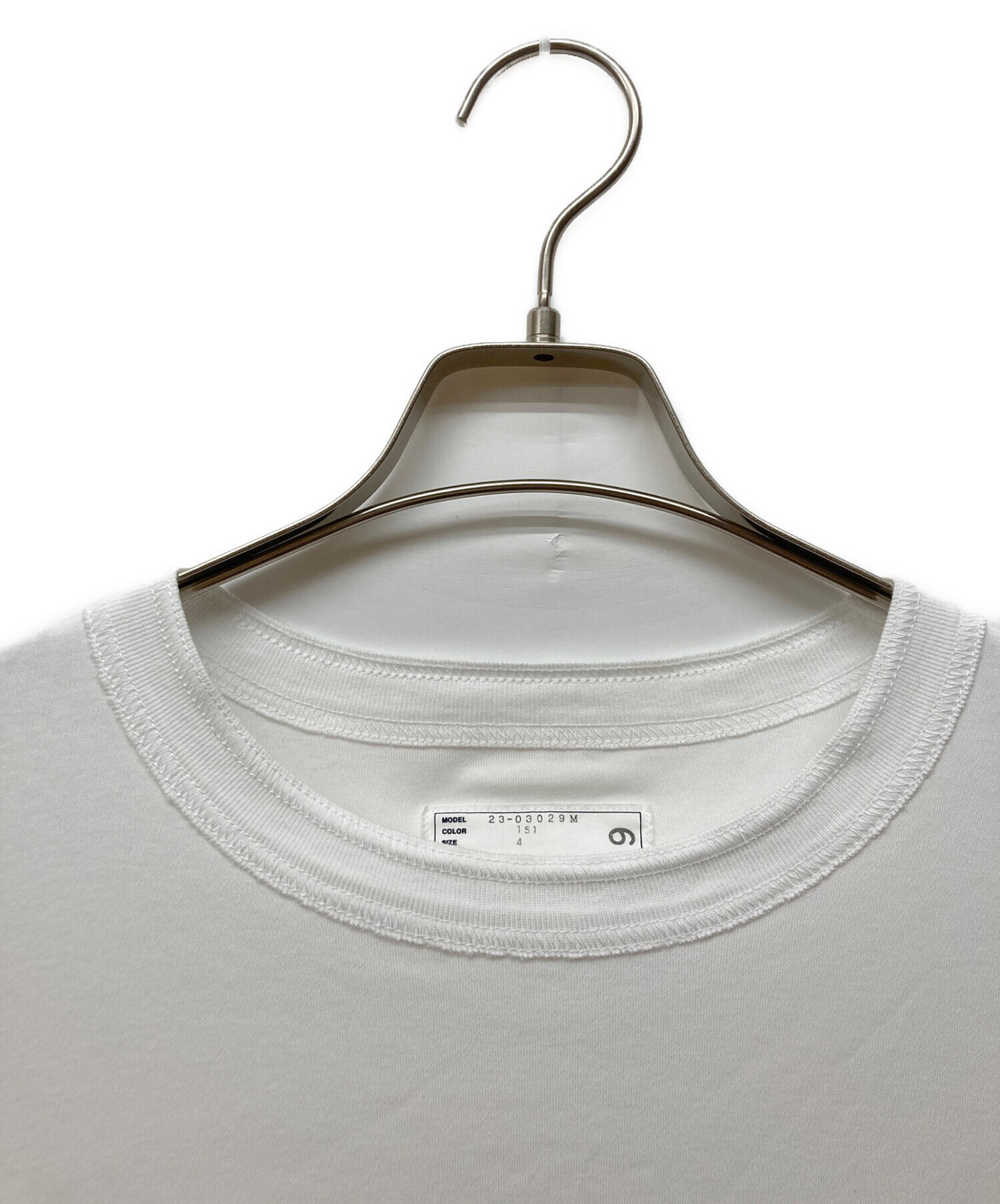 中古・古着通販】sacai (サカイ) Cotton Jersey T-Shirt ホワイト