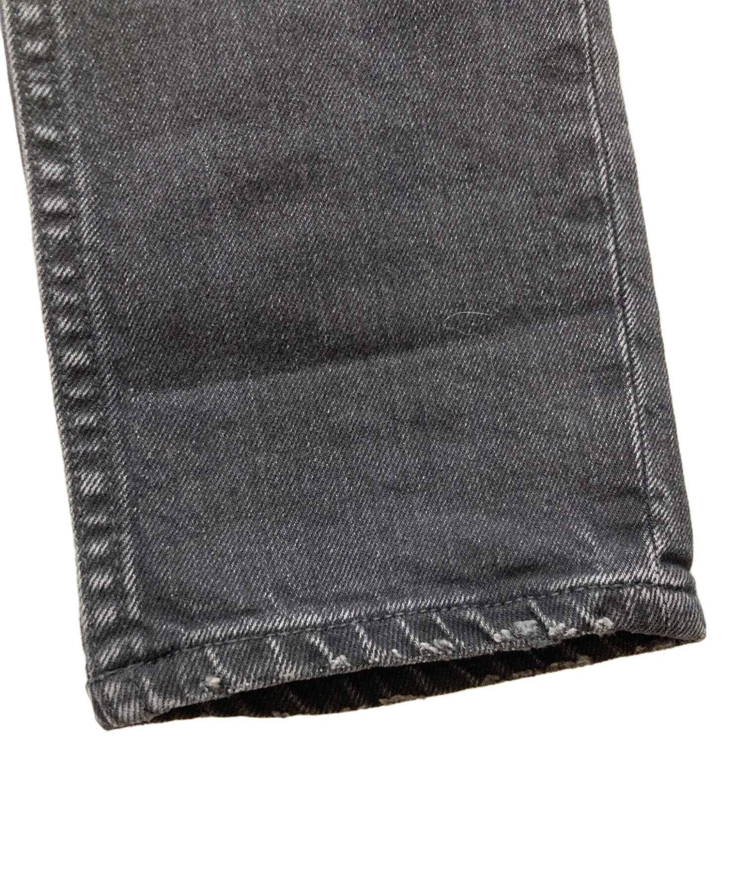 中古・古着通販】MINEDENIM (マインデニム) S.SLIM 5POCKET ブラック