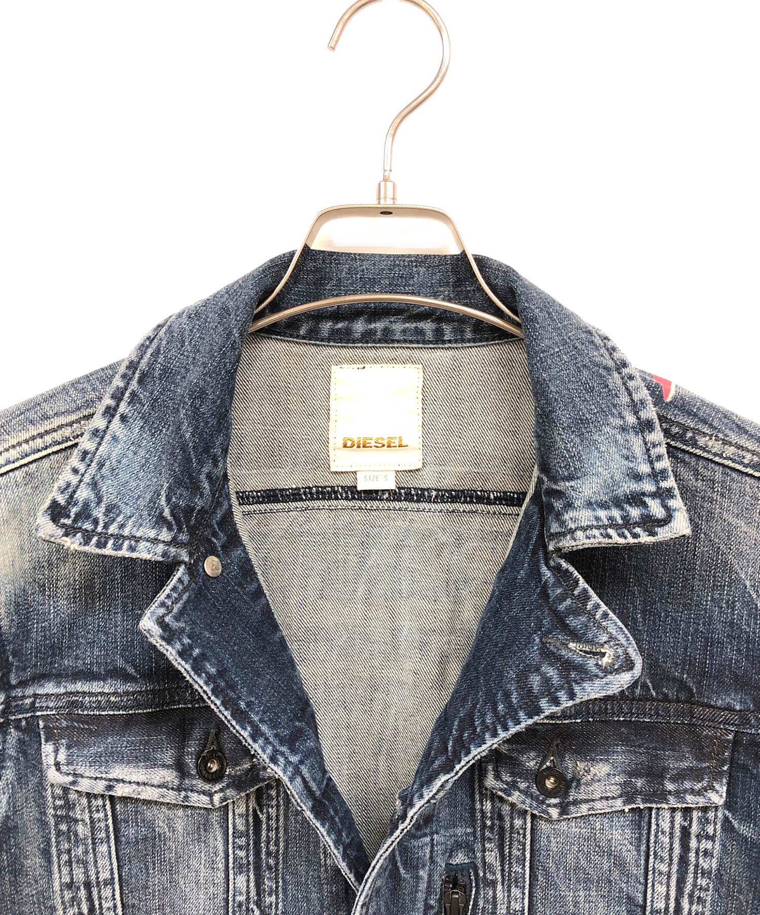 中古・古着通販】DIESEL (ディーゼル) デニムジャケット ブルー サイズ
