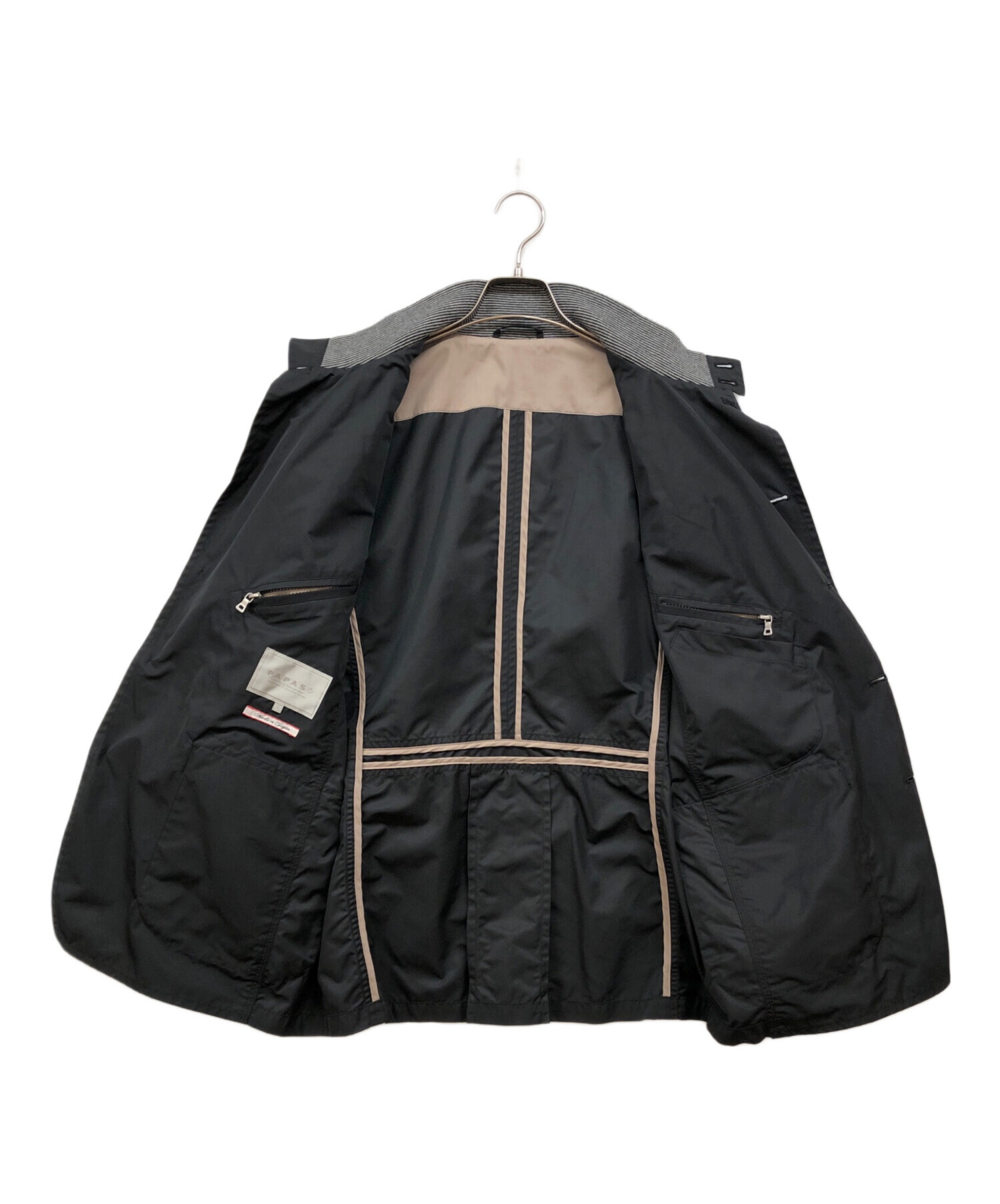 中古・古着通販】PAPAS PLUS (パパスプラス) ジャケット ブラック