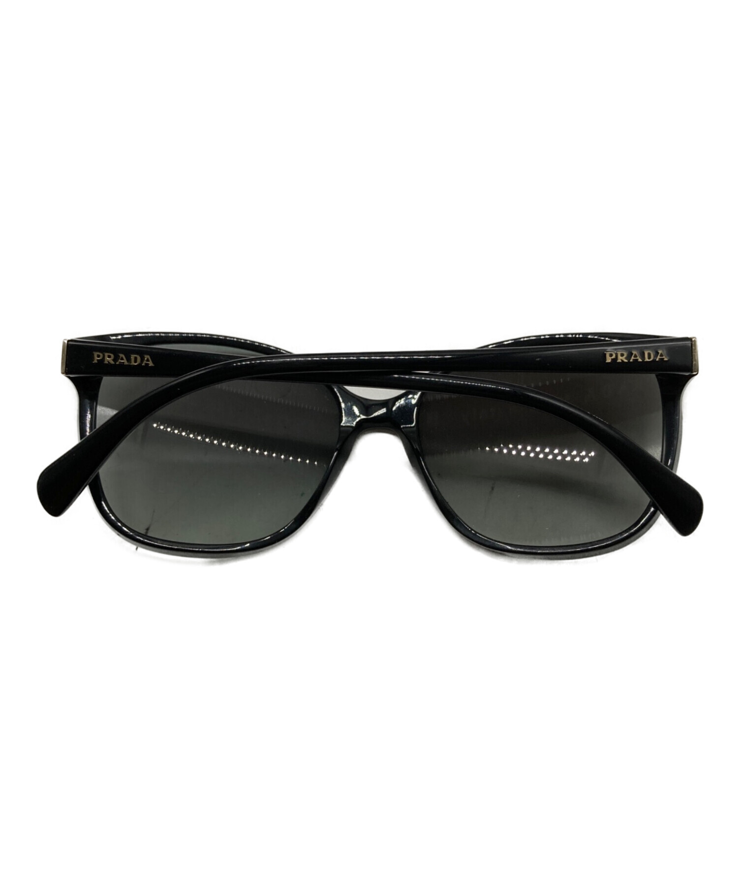 中古・古着通販】PRADA (プラダ) サングラス ブラック サイズ:55□17