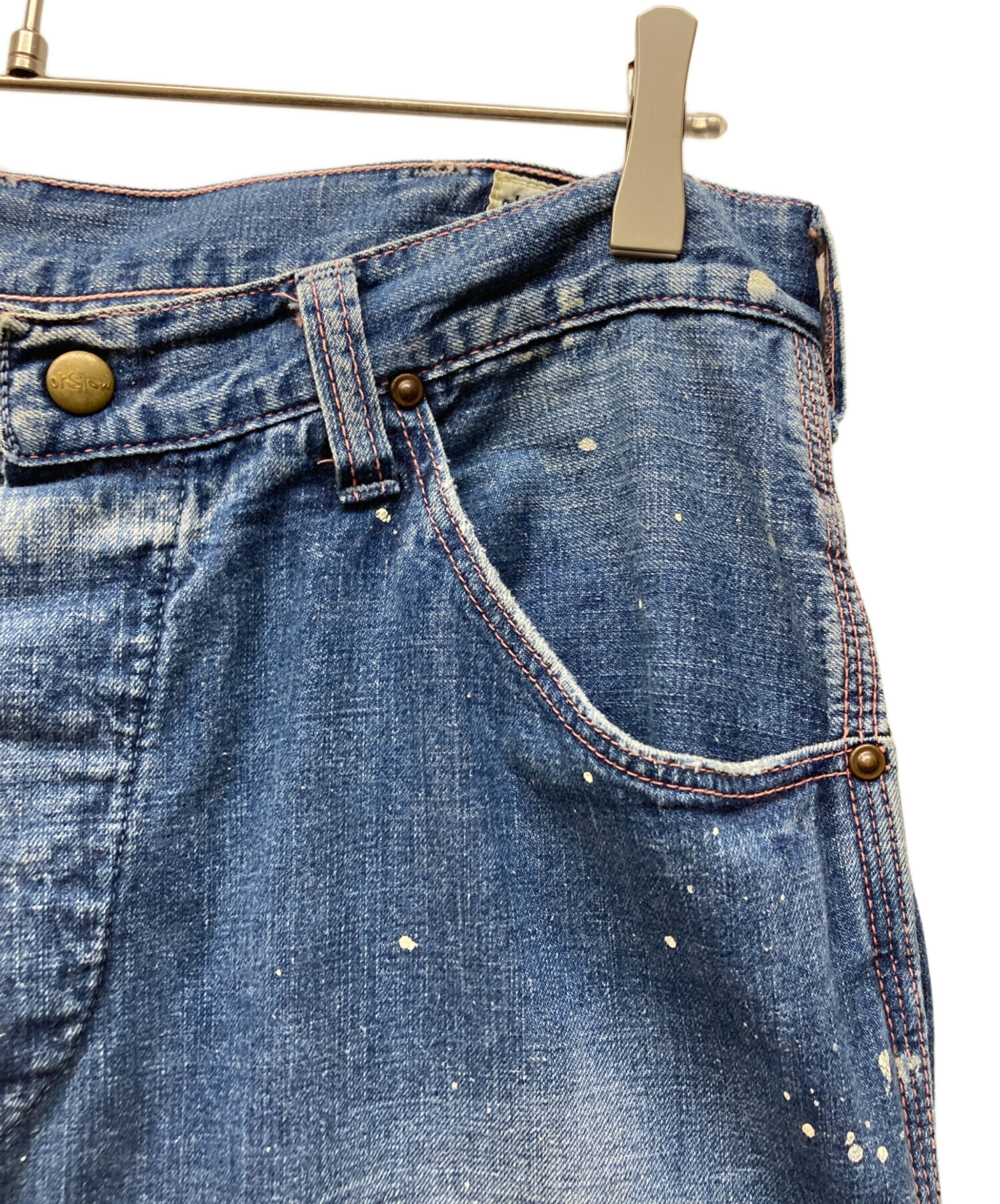 中古・古着通販】orSlow (オアスロウ) DENIM PAINTER PANTS インディゴ