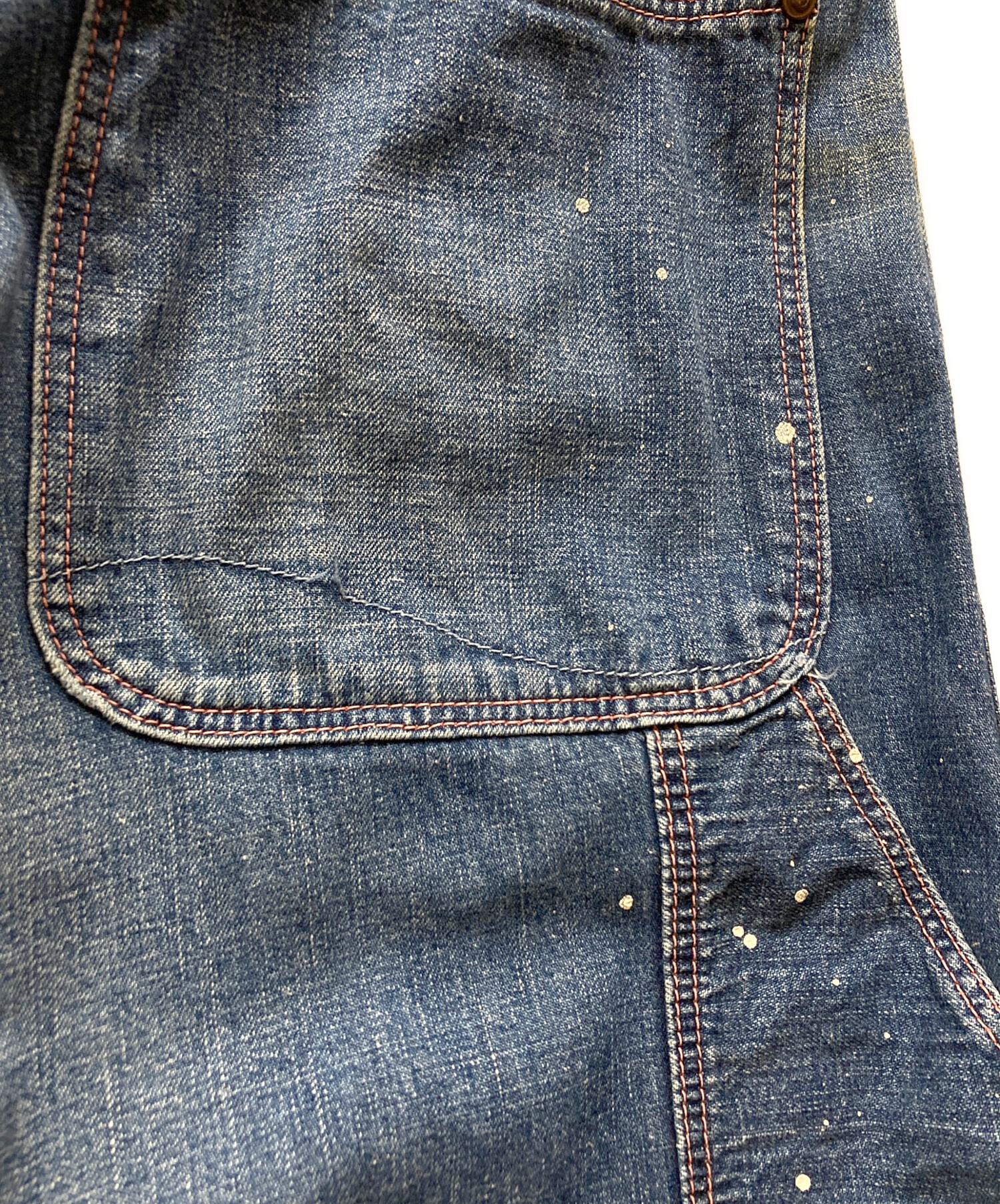 中古・古着通販】orSlow (オアスロウ) DENIM PAINTER PANTS インディゴ