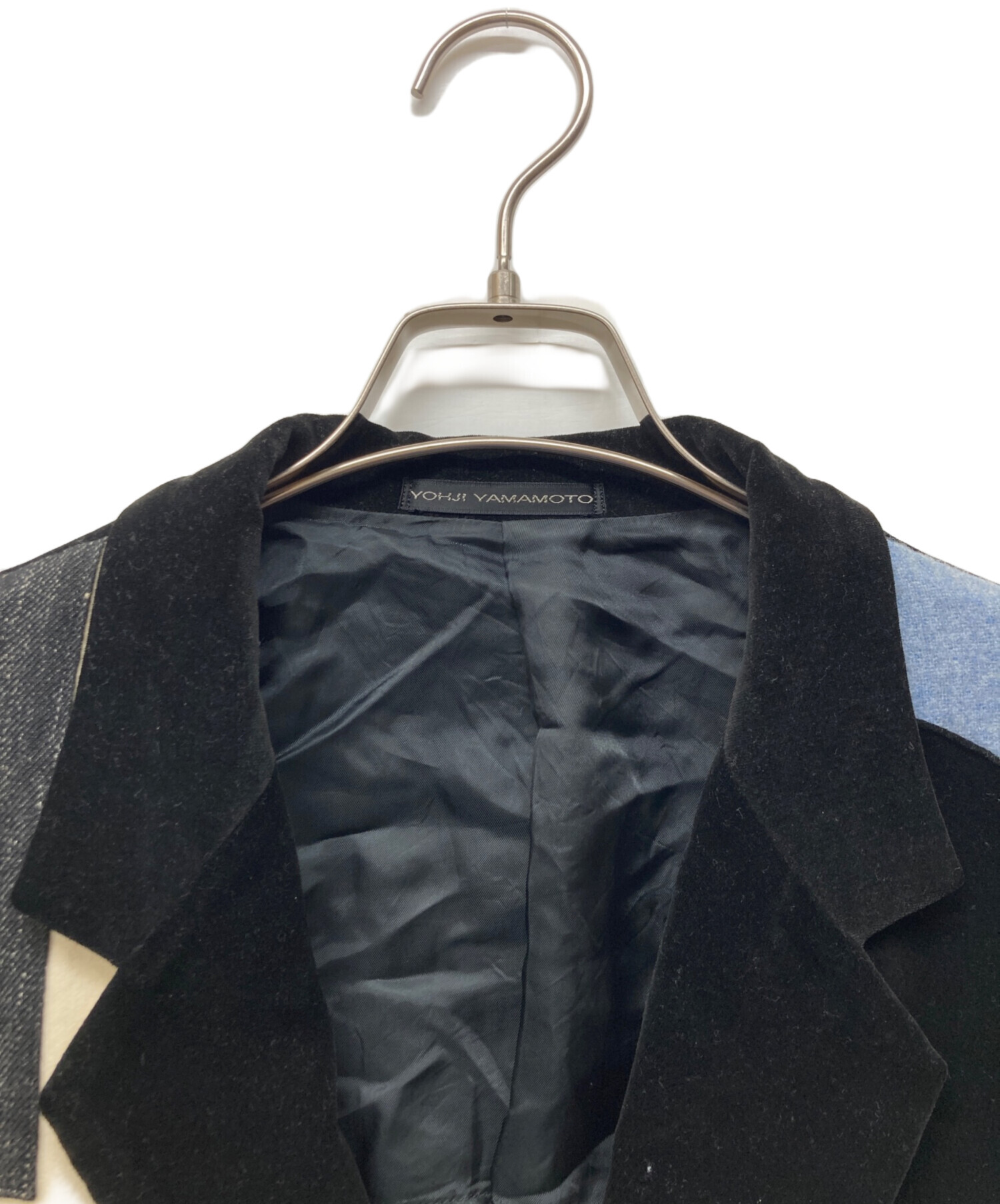 中古・古着通販】Y'S for men (ワイズフォーメン) パッチワークベロア