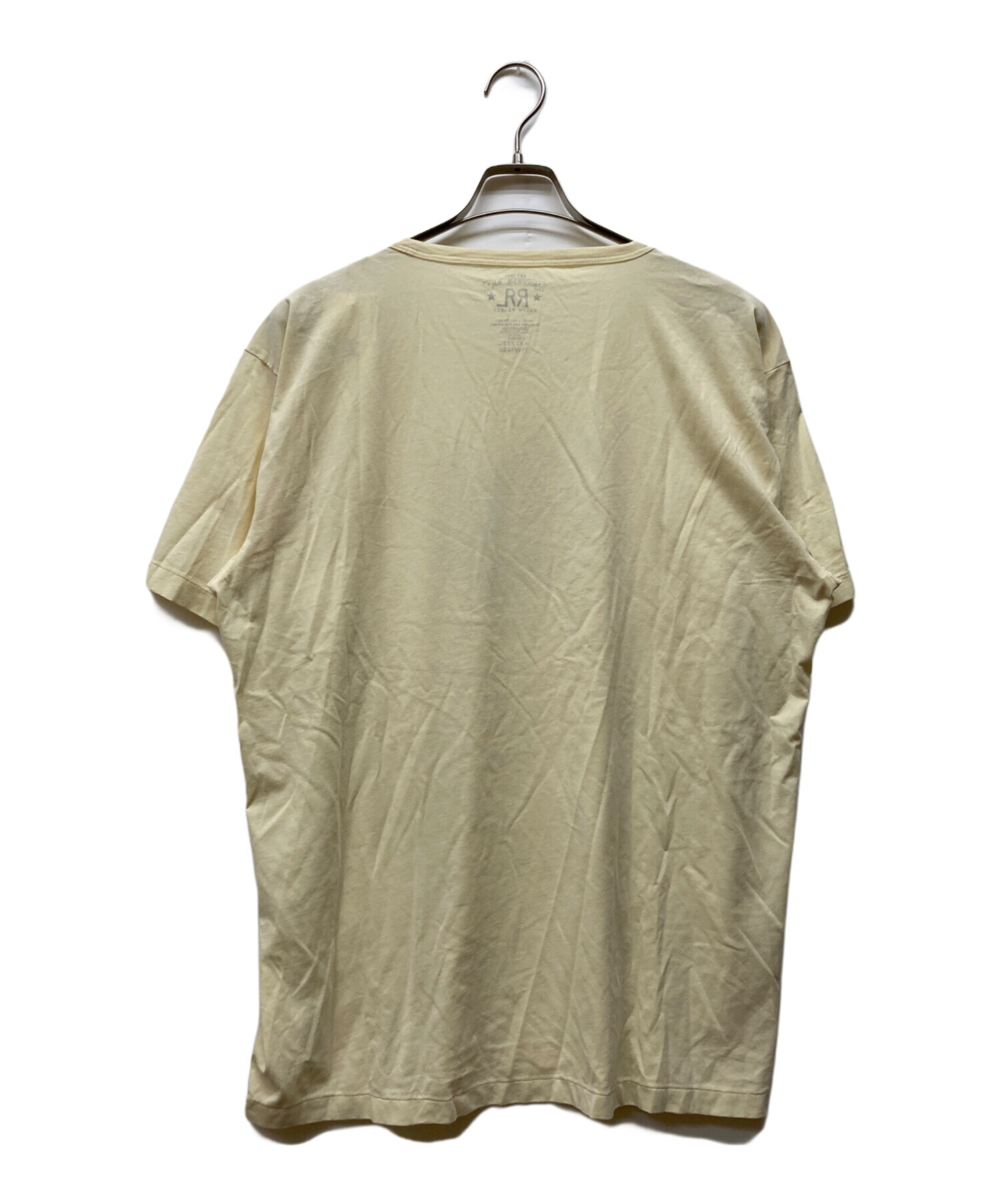 中古・古着通販】RRL (ダブルアールエル) プリントTシャツ アイボリー