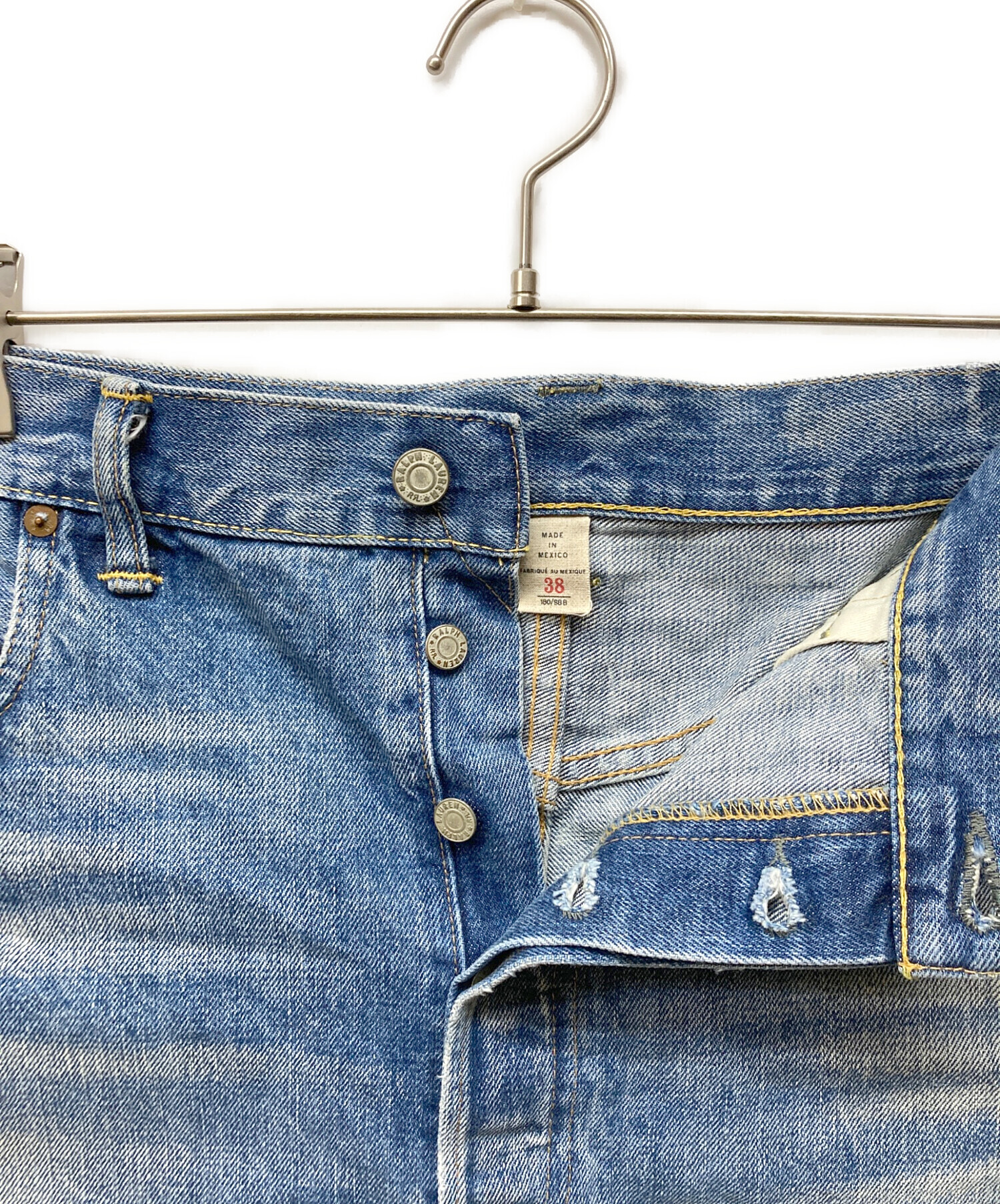 中古・古着通販】RRL (ダブルアールエル) CUT OFF DENIM SHORTS ブルー