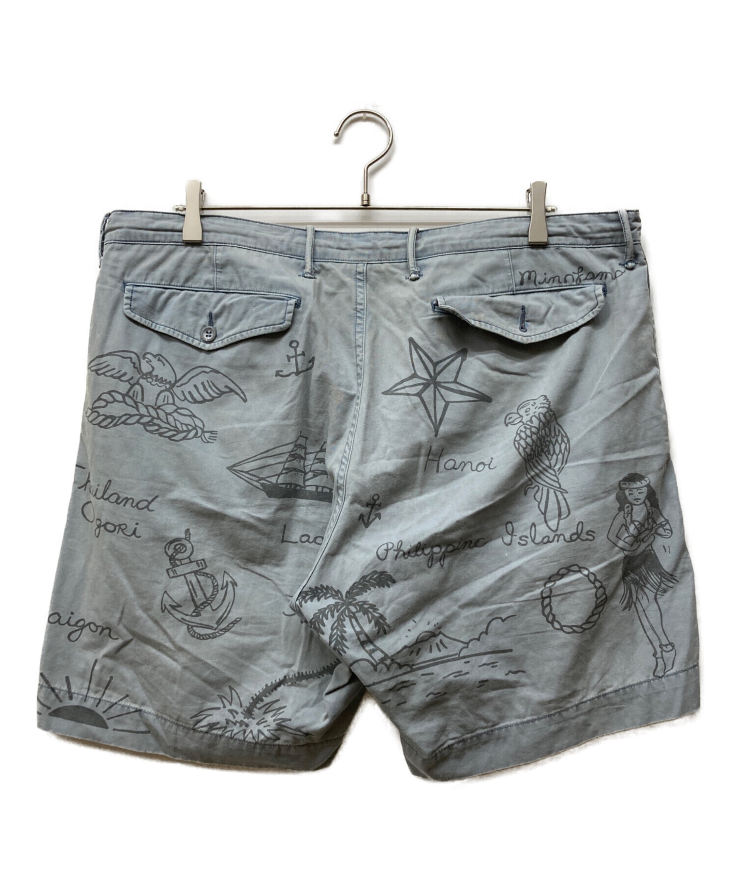 シーRRLチノクロスパンツ ヴィンテージ ブランド初期 中古・古着通販】RRL (ダブルアールエル) ハワイアン柄チノショーツ