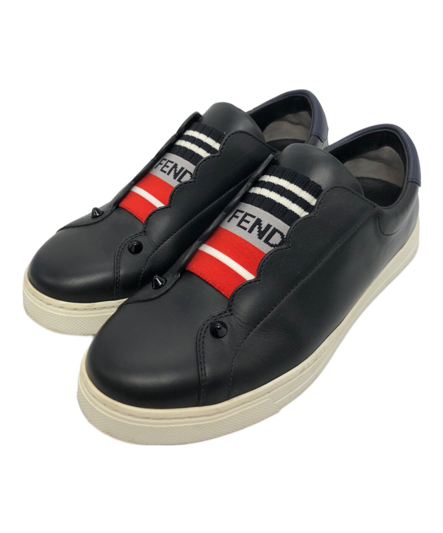 中古・古着通販】FENDI (フェンディ) ローカットスニーカー ブラック 