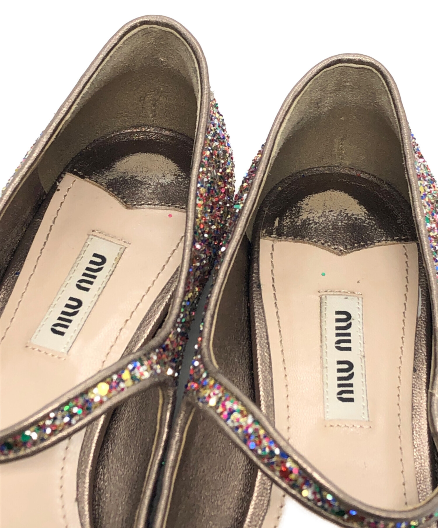 中古・古着通販】MIU MIU (ミュウミュウ) パールボタングリッター