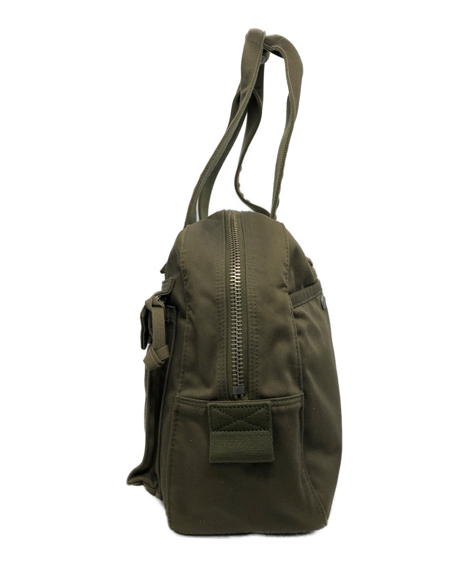 中古・古着通販】PORTER (ポーター) LOVE&PEACE BOSTON BAG カーキ