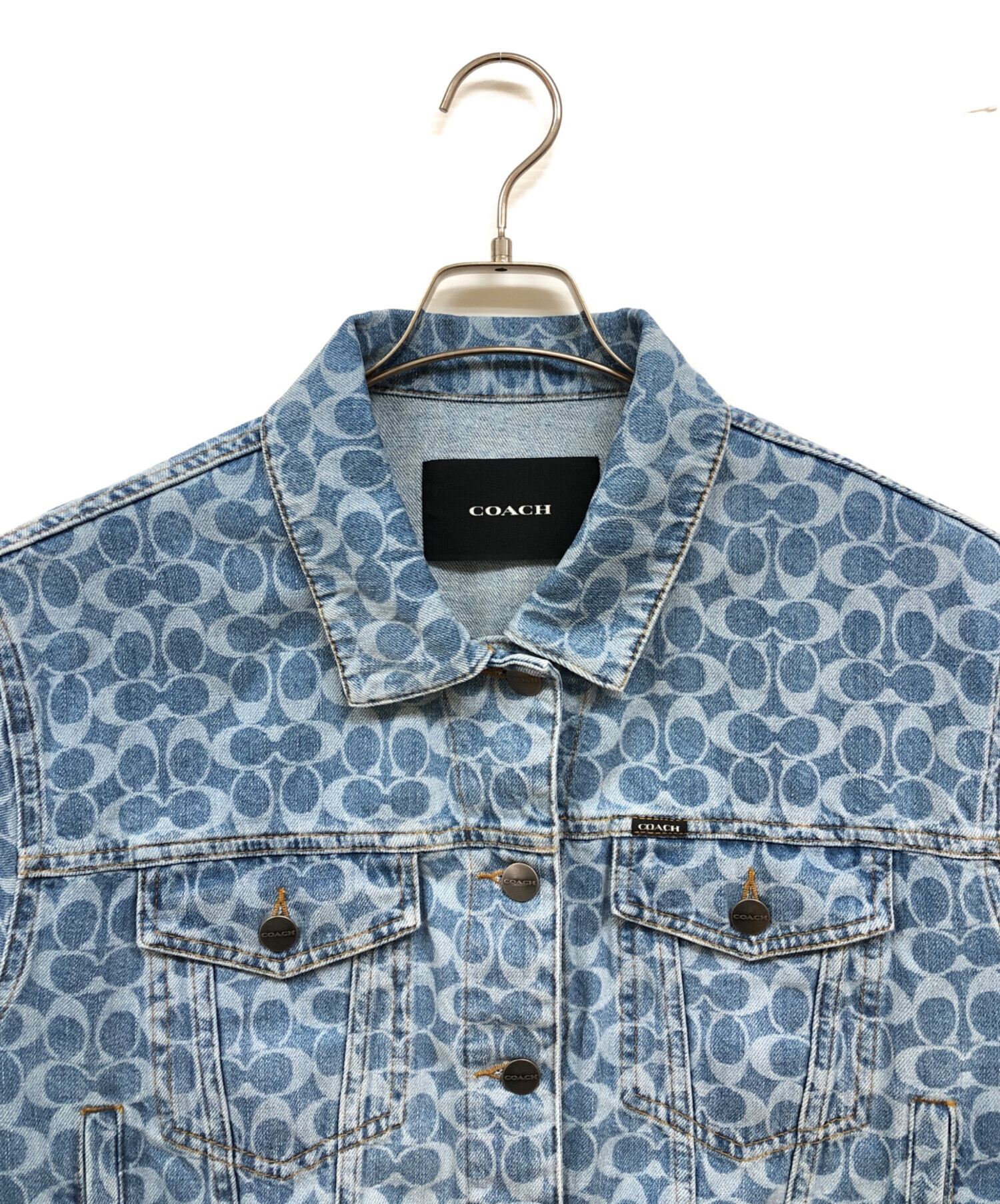 中古・古着通販】COACH (コーチ) シグネチャーデニム ジャケット