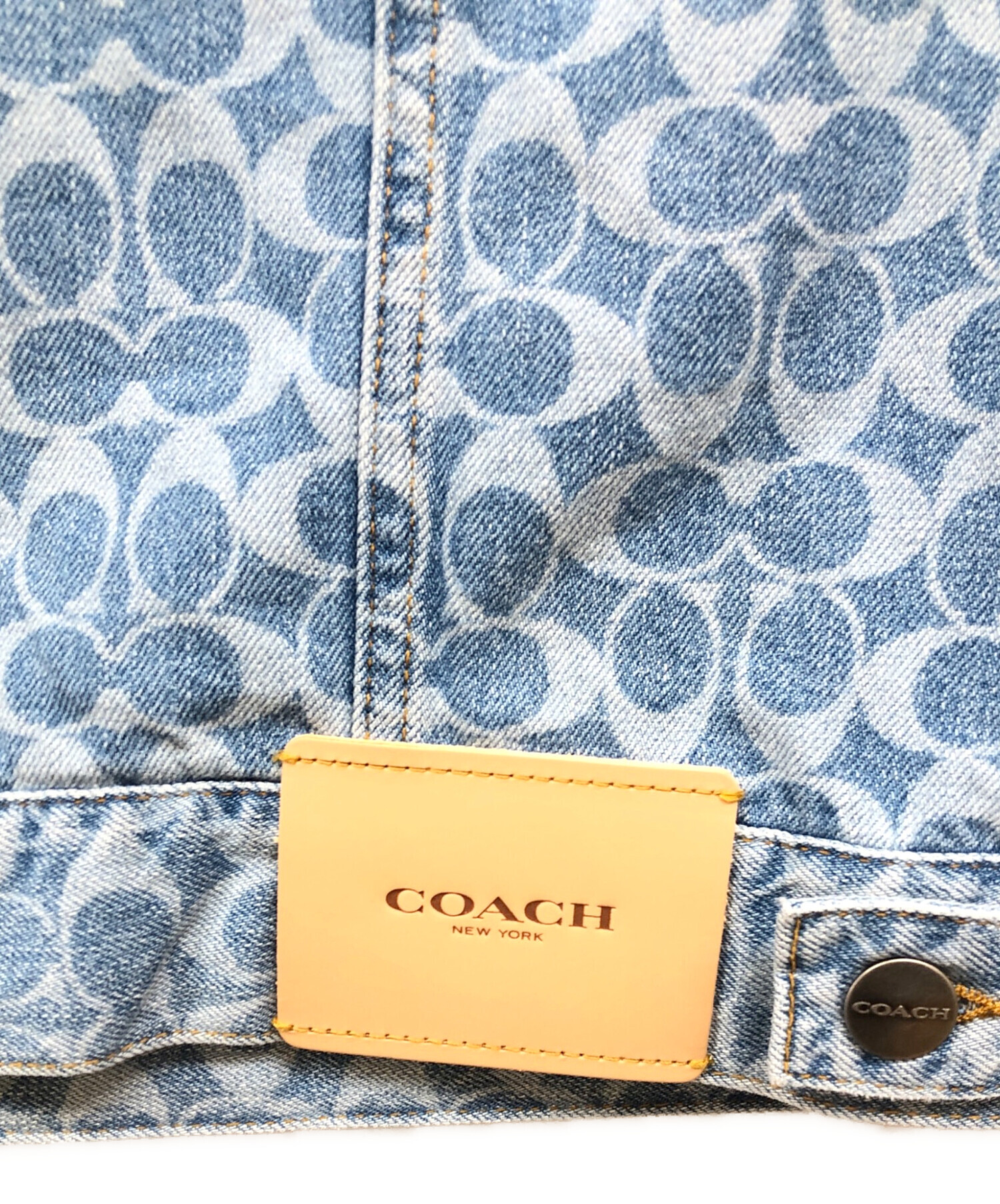 中古・古着通販】COACH (コーチ) シグネチャーデニム ジャケット